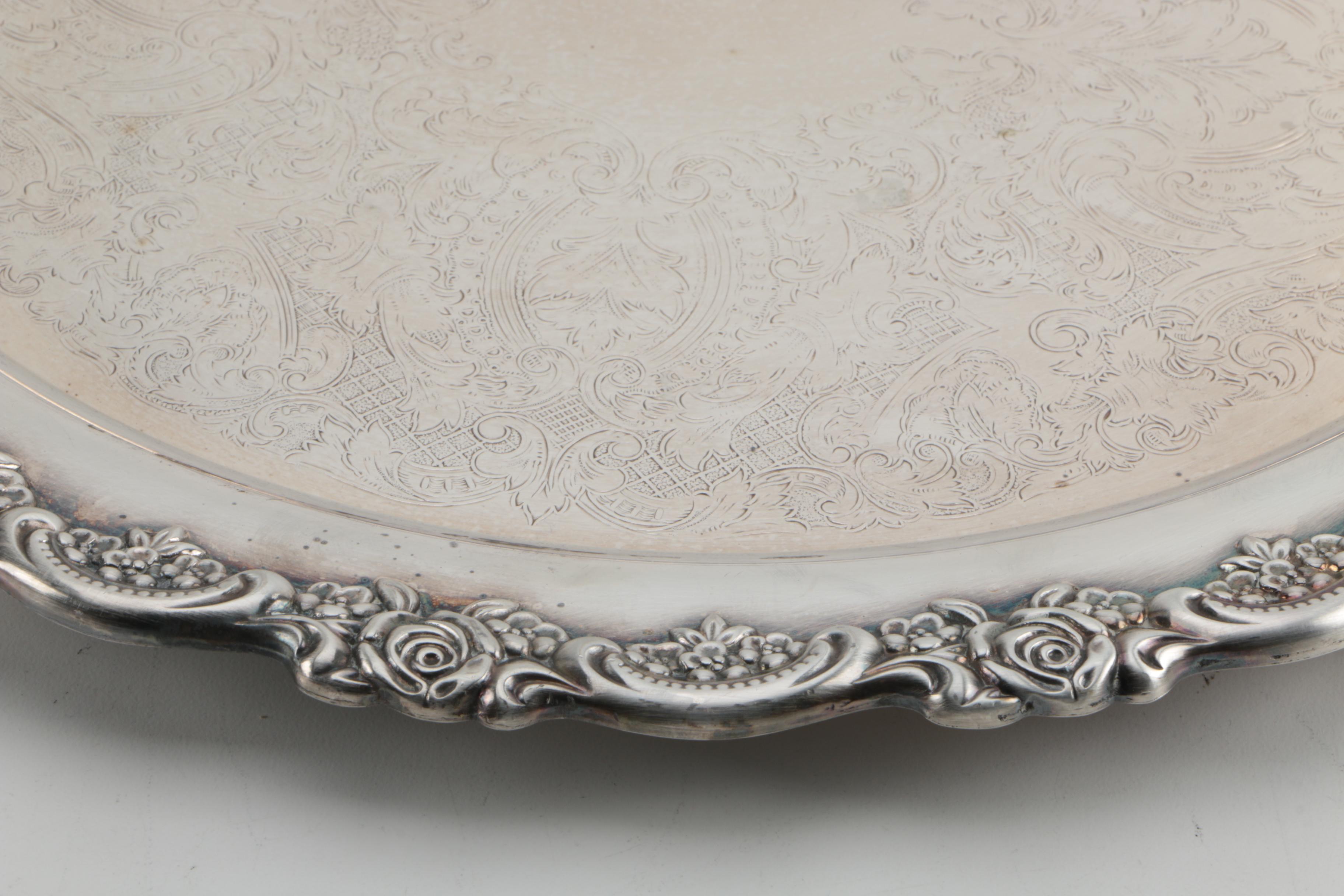 F.B. Rogers Silver Co. Silver Plate Coffee Urn and Other Silver Plate Serveware