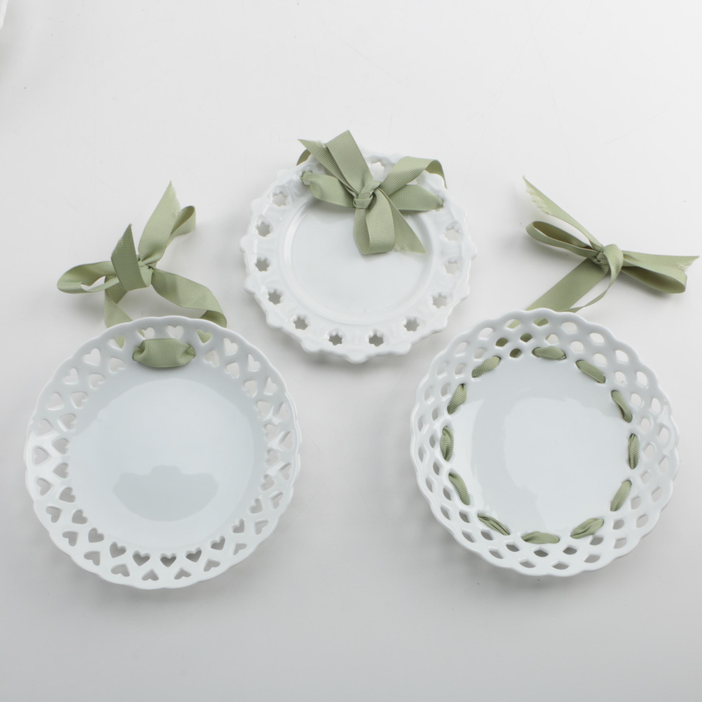 Decorative Porcelain Plates by Two's Company