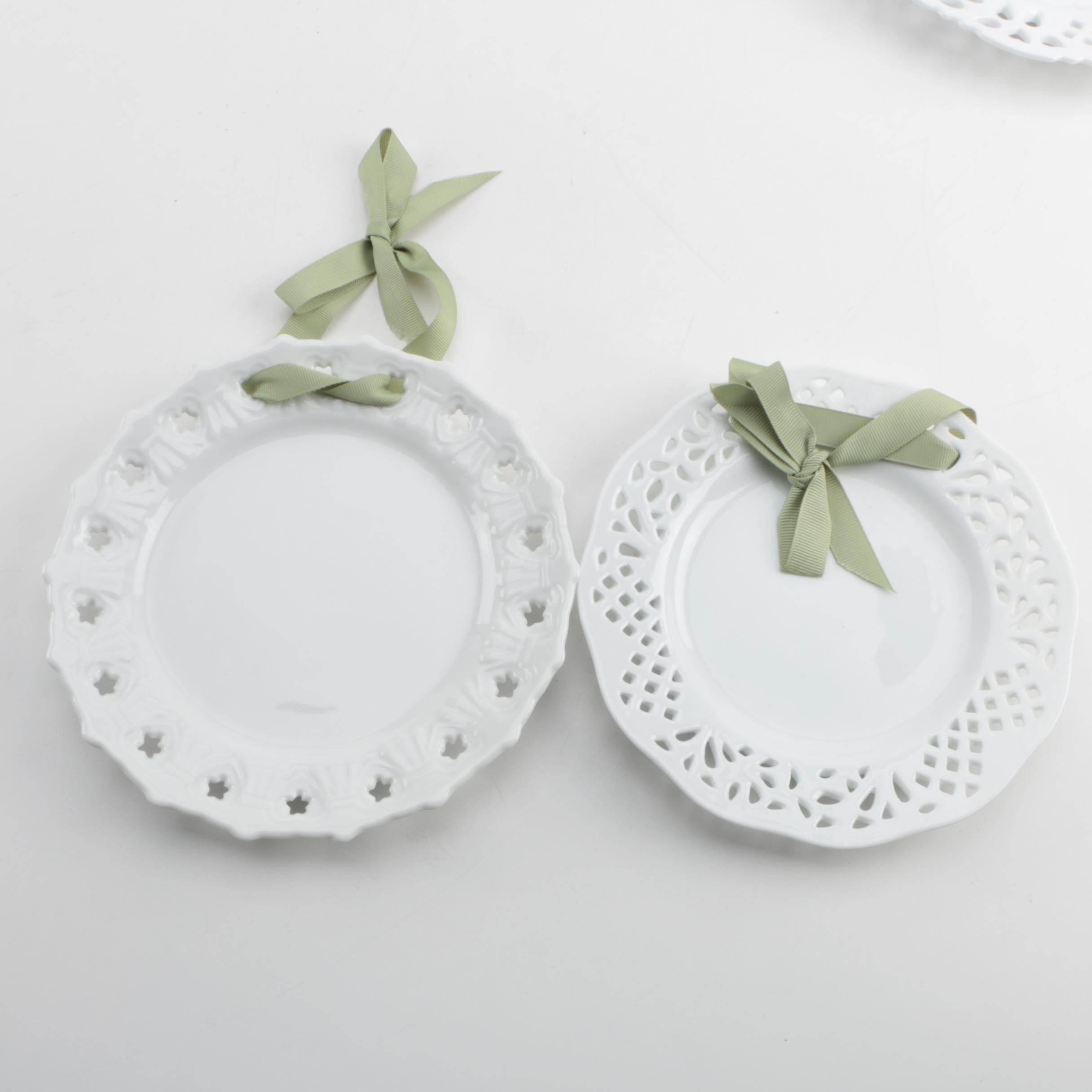 Decorative Porcelain Plates by Two's Company