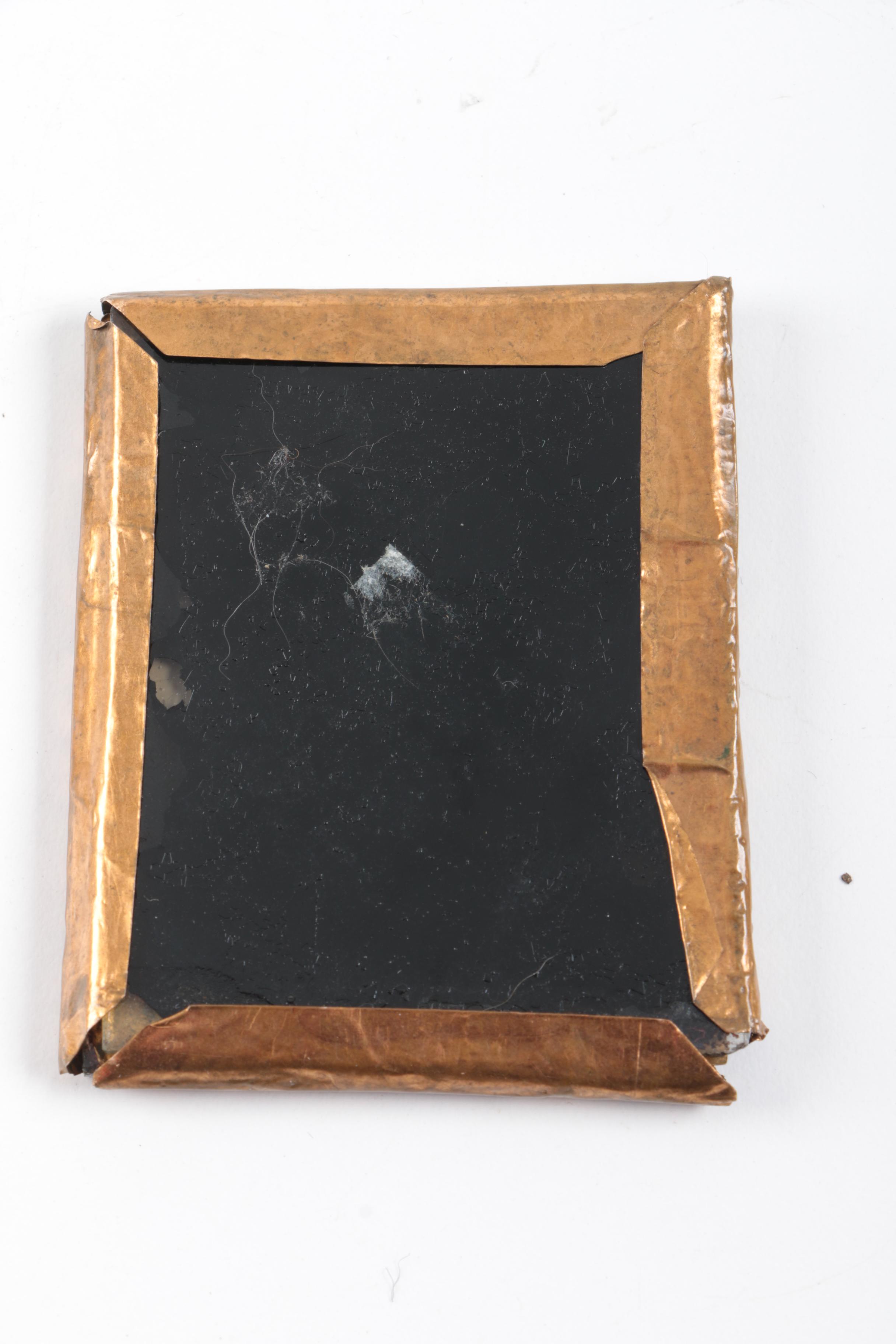 Antique Daguerreotypes In Cases Including Hand-Painted Postmortem Portrait