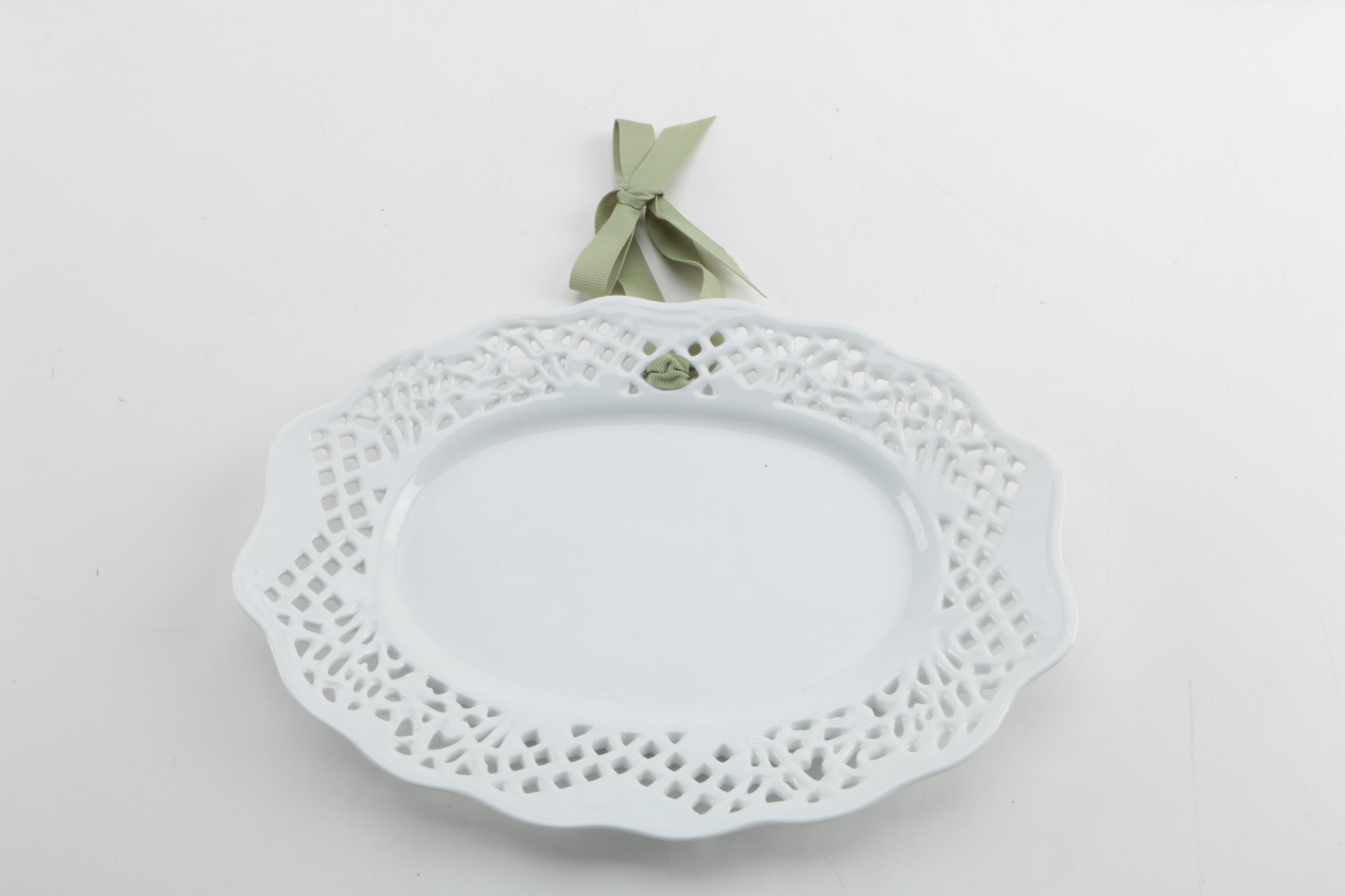 Decorative Porcelain Plates by Two's Company