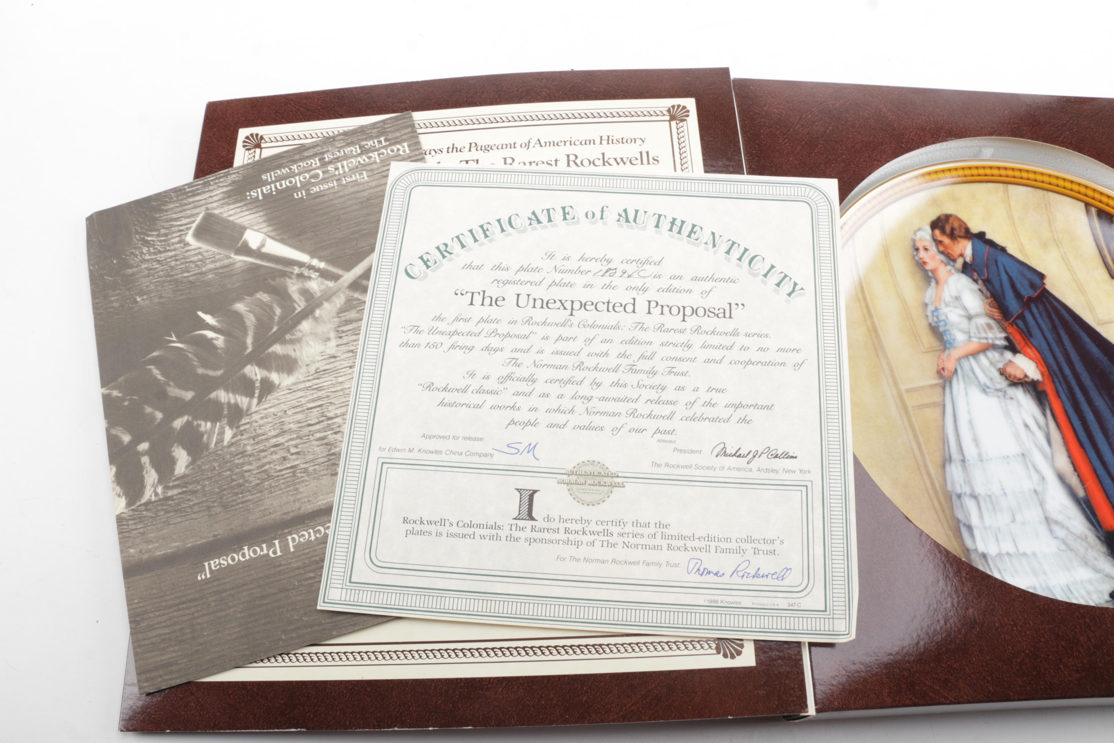 Decorative Norman Rockwell Plates