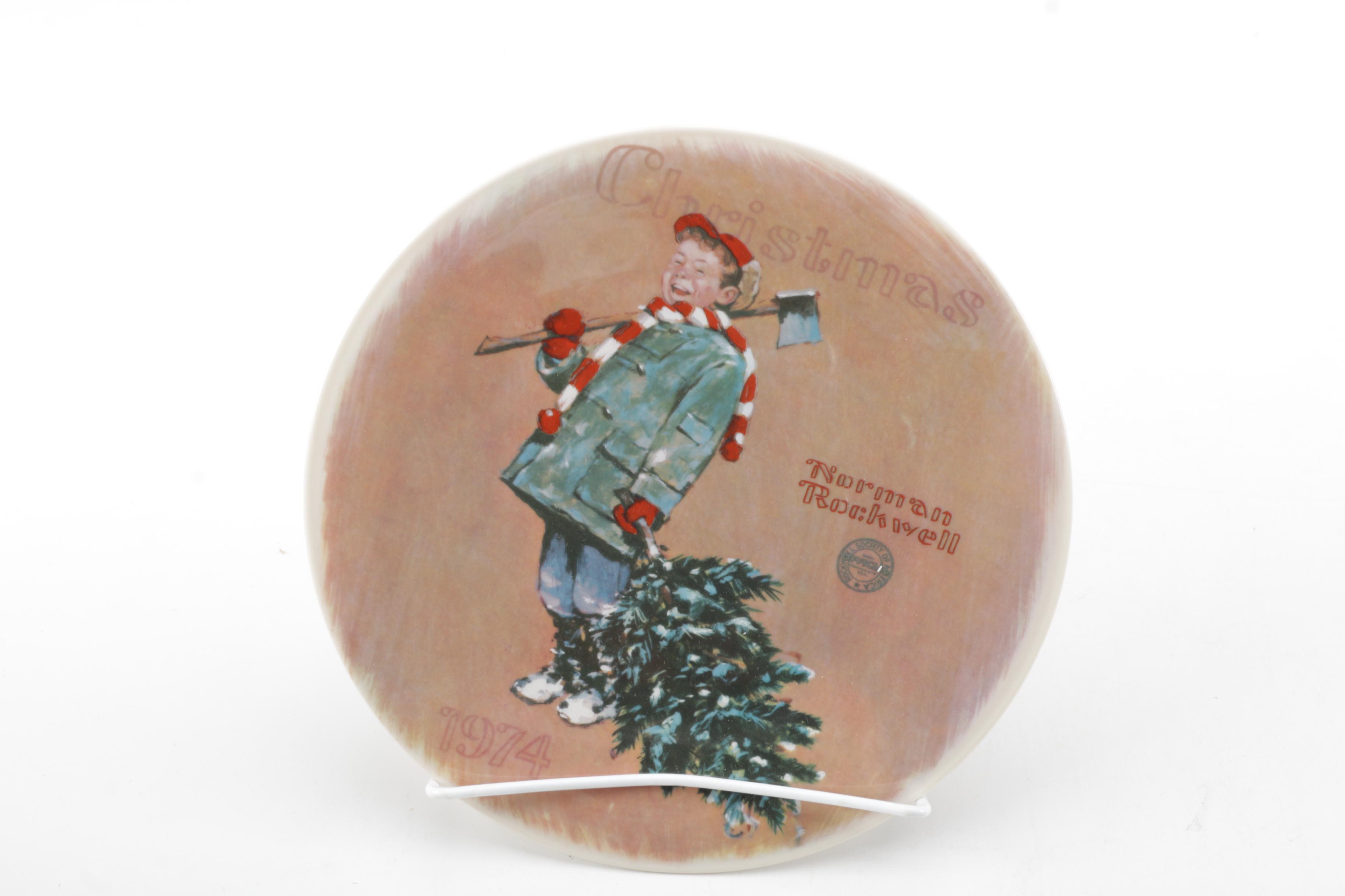 Decorative Norman Rockwell Plates