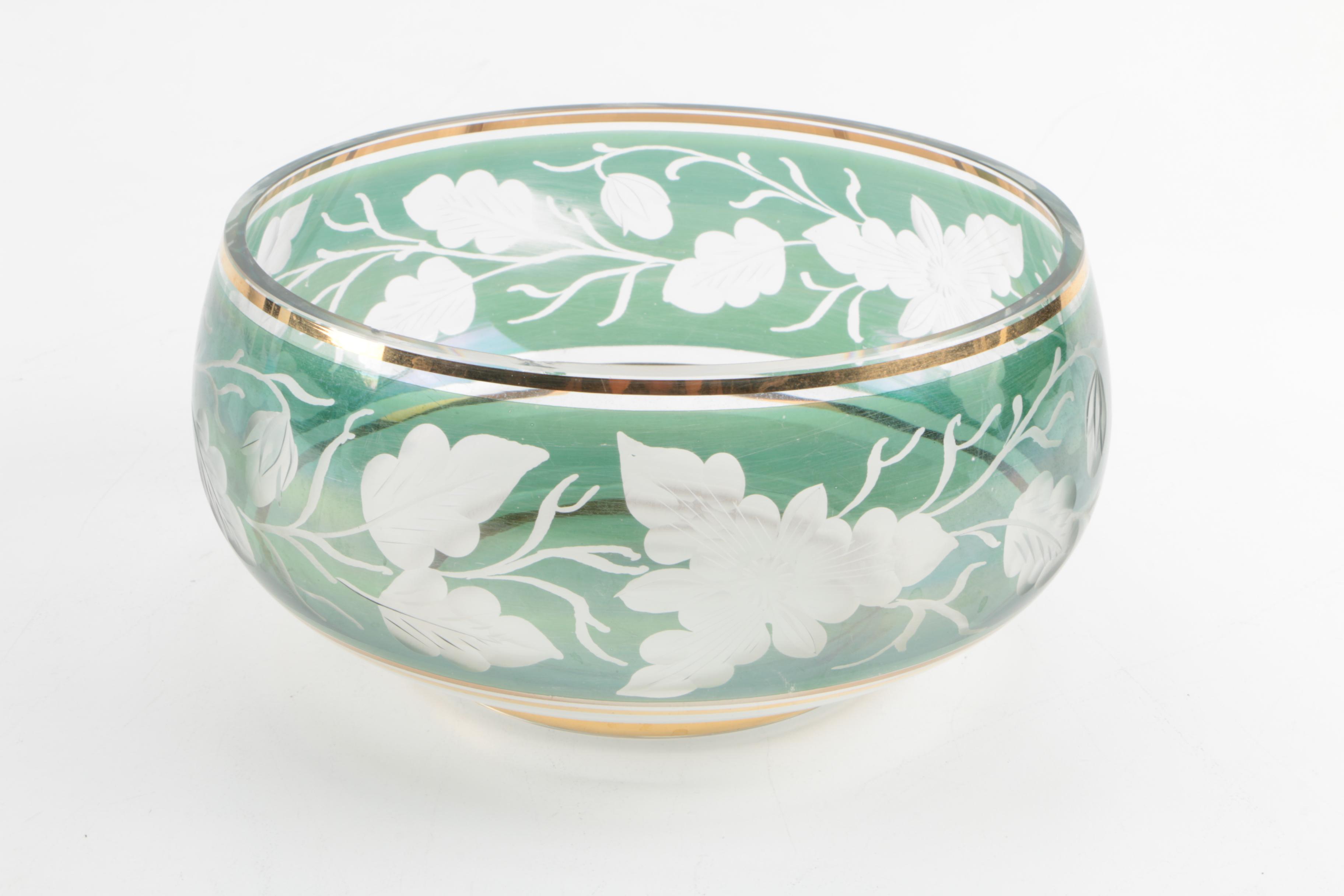 Bowl and Stand from Loevsky & Loevsky White Metal Castings