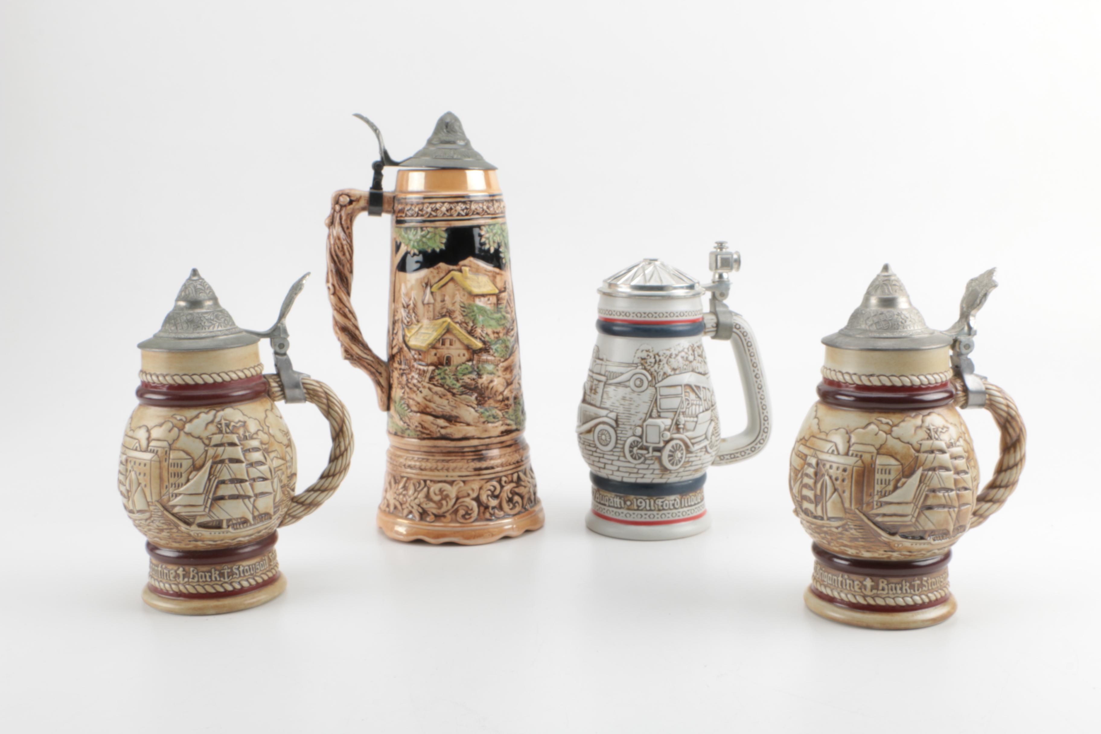 Collection of Beer Steins