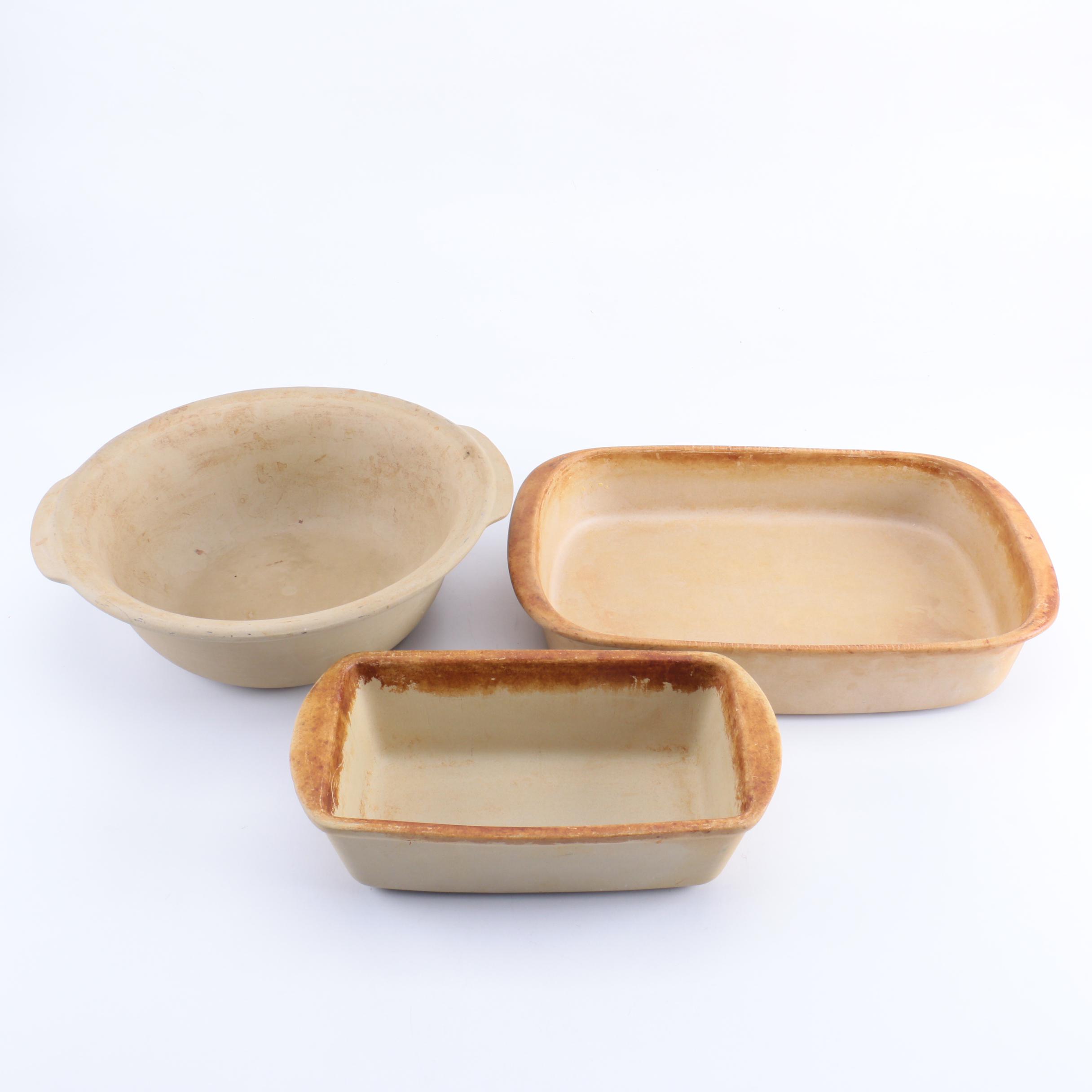 Pampered Chef Stoneware Baking Dishes