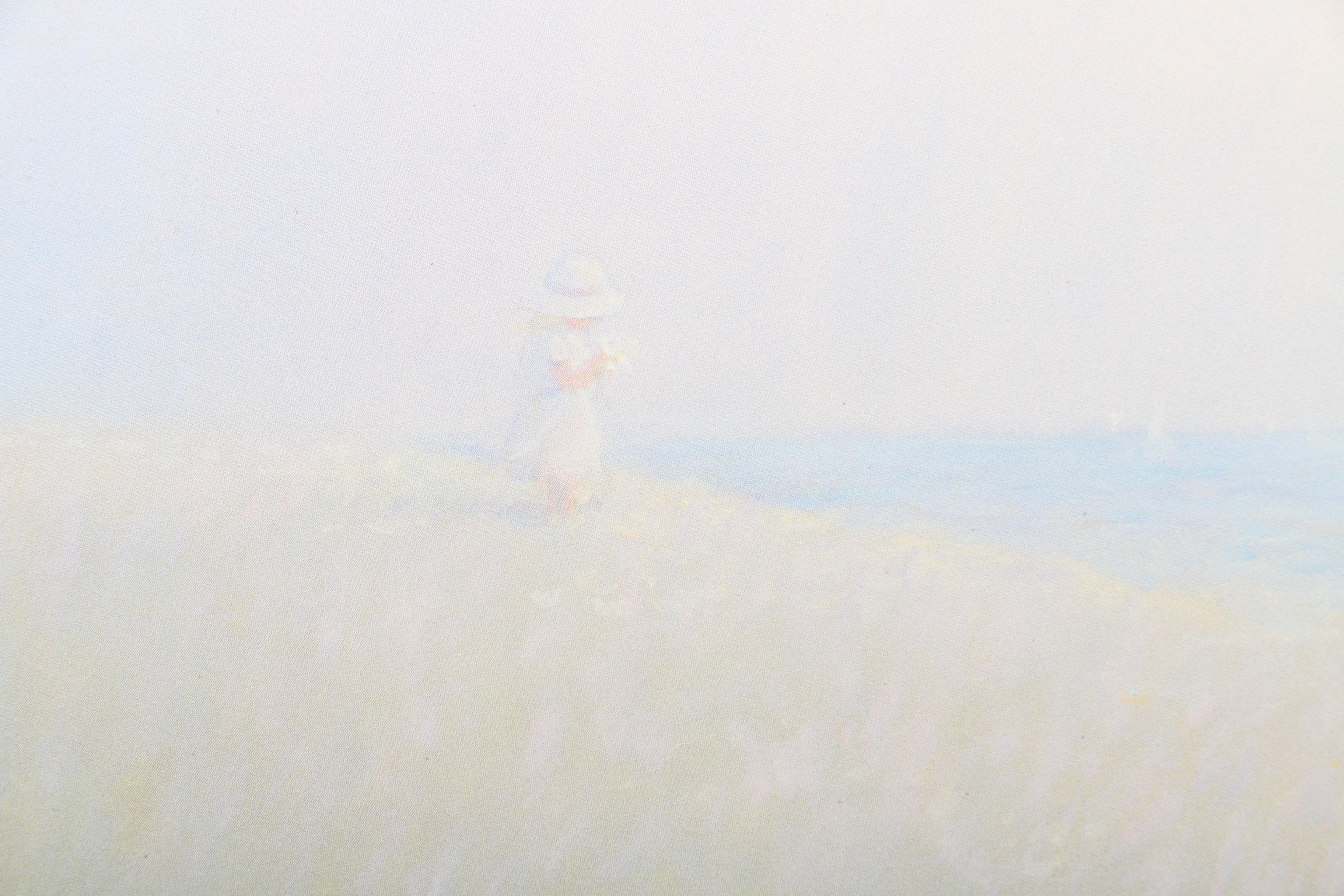 Offset Lithograph After Roger Lamanna Outdoor Scene