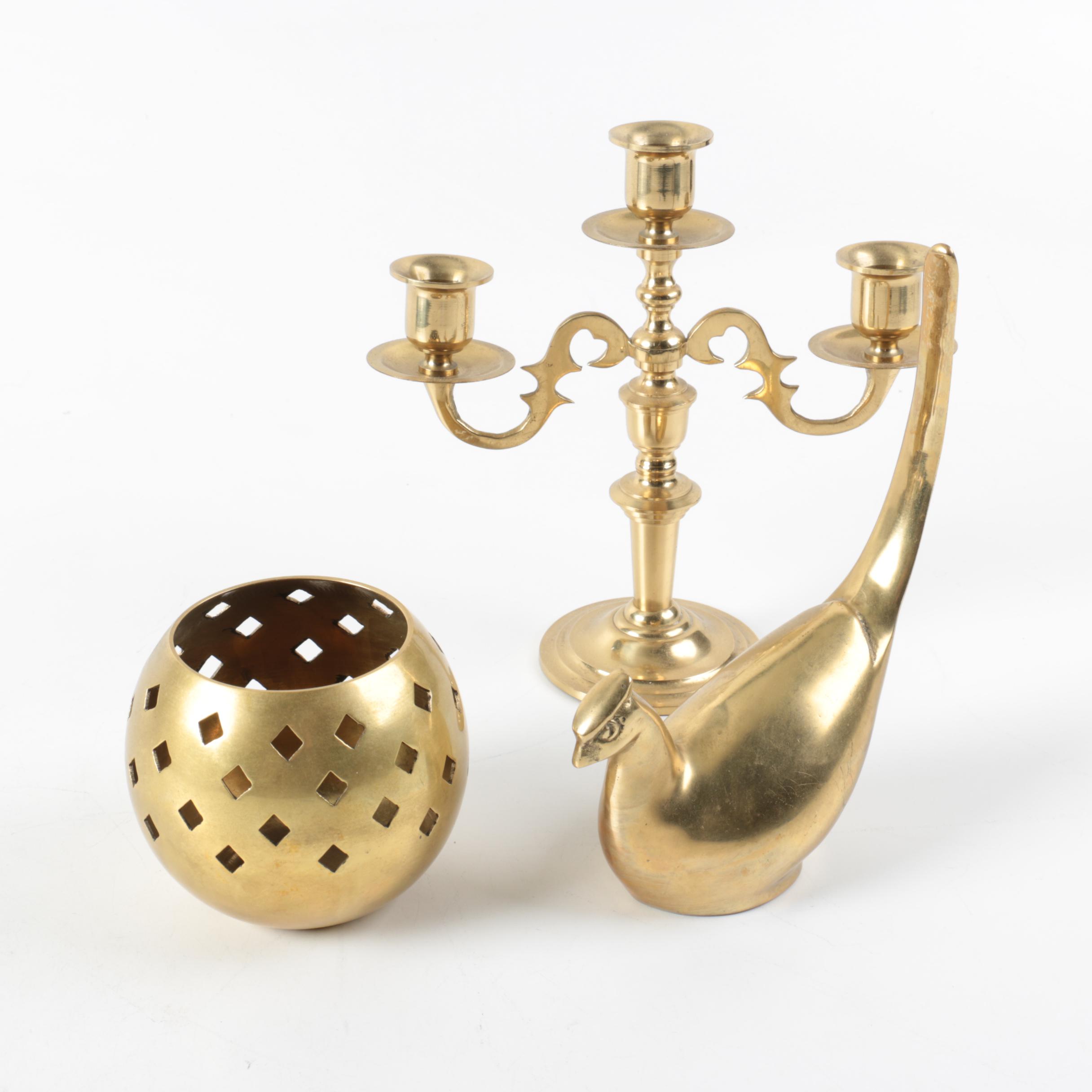 Assorted Brass Decor