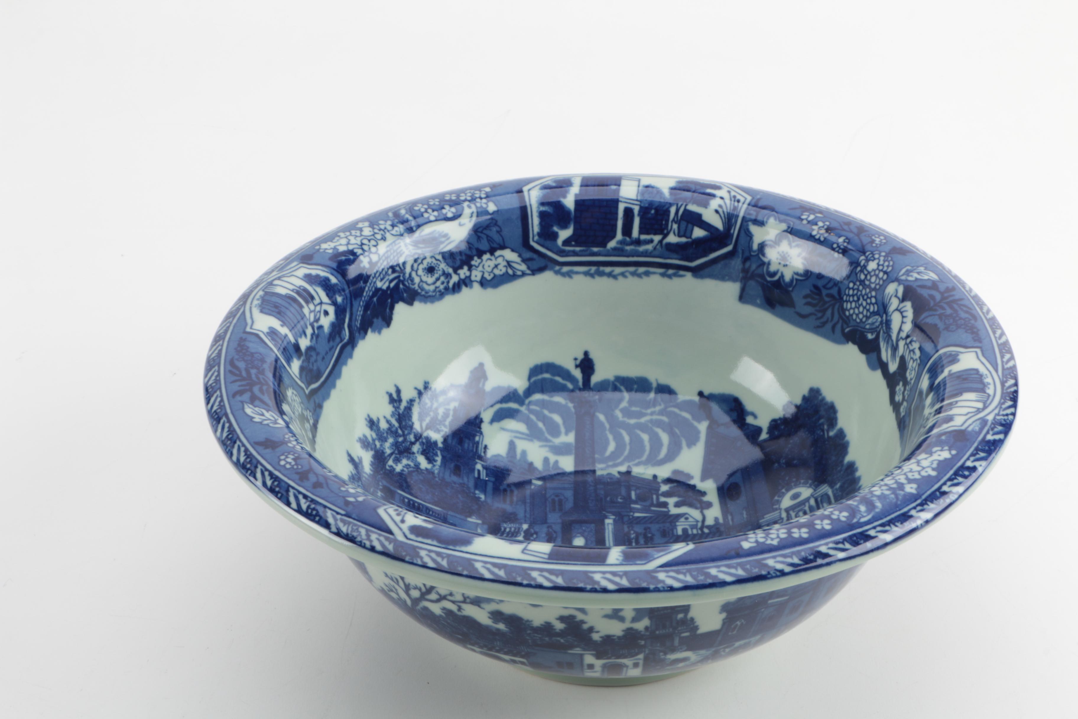 Reproduction Victoria Ware Ceramic Pitcher and Bowl