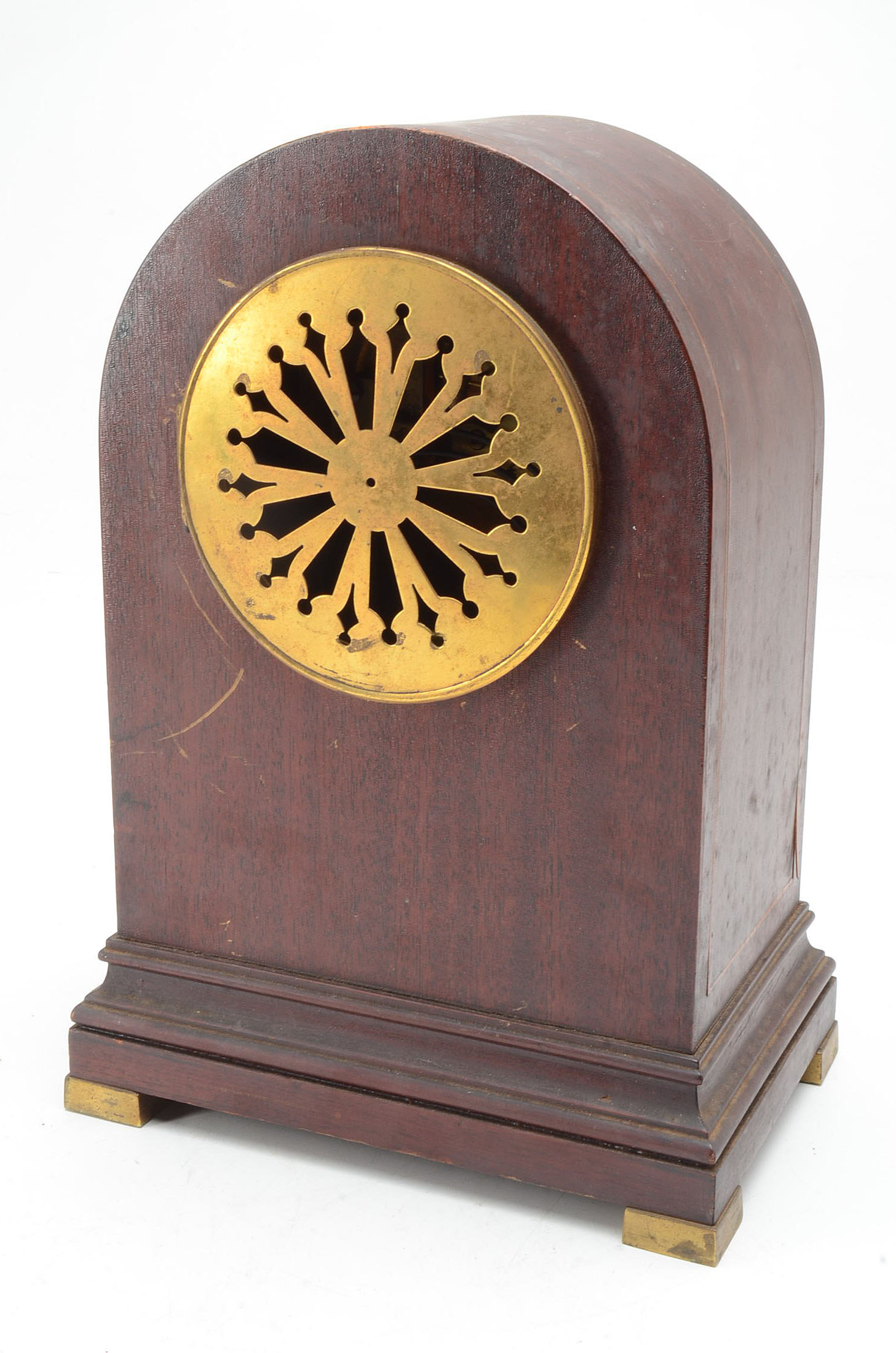 Chelsea Clock Co for Tiffany Mahogany Mantel Clock