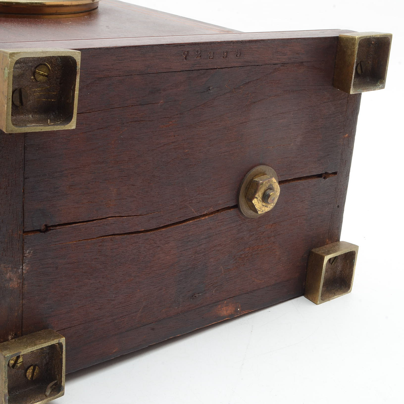 Chelsea Clock Co for Tiffany Mahogany Mantel Clock