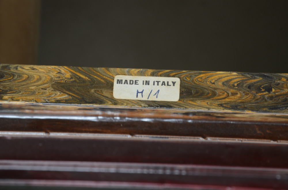 Italian Faux Stacked Book Side Table