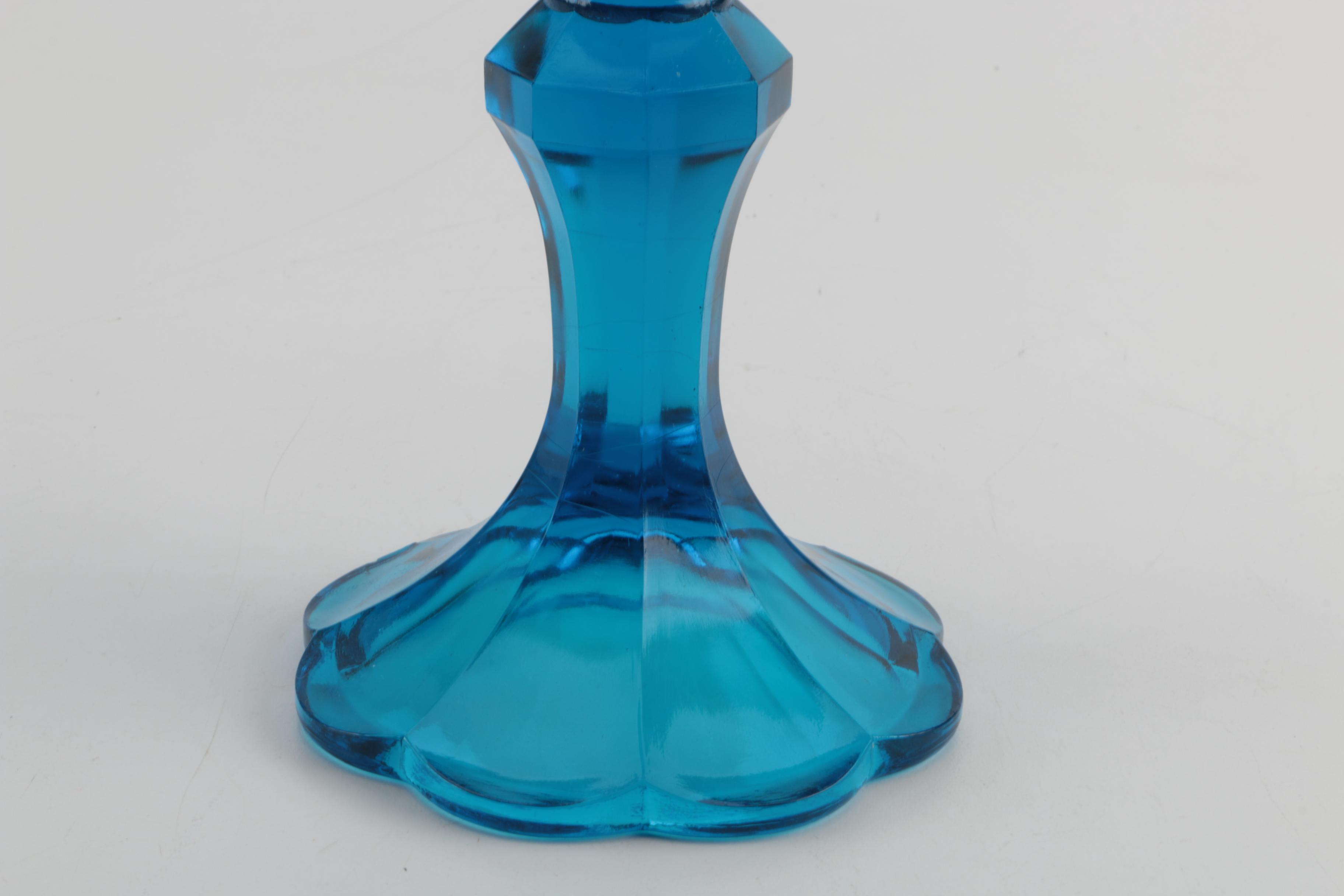 Blue Depression Glassware