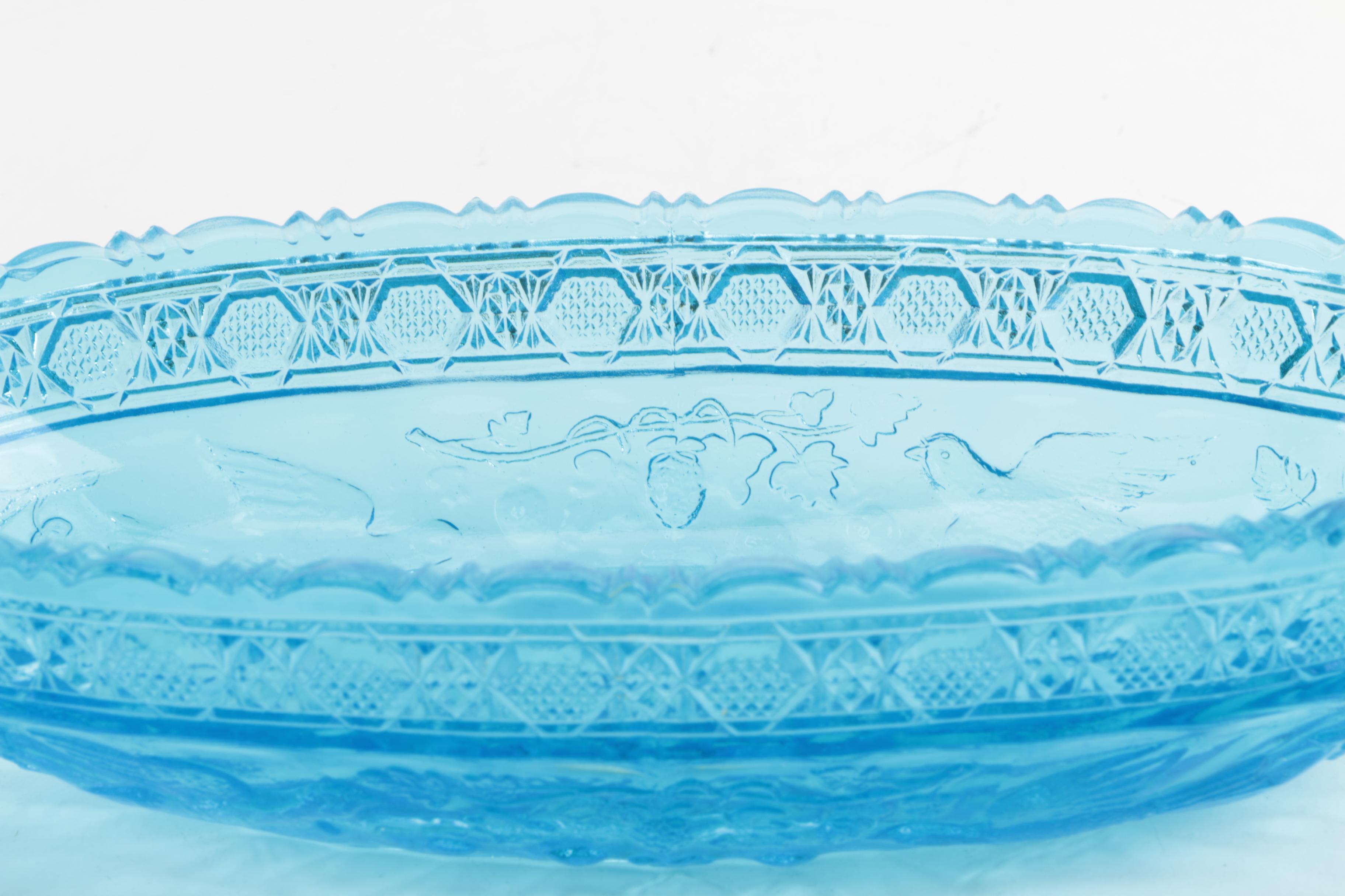 Blue Depression Glassware