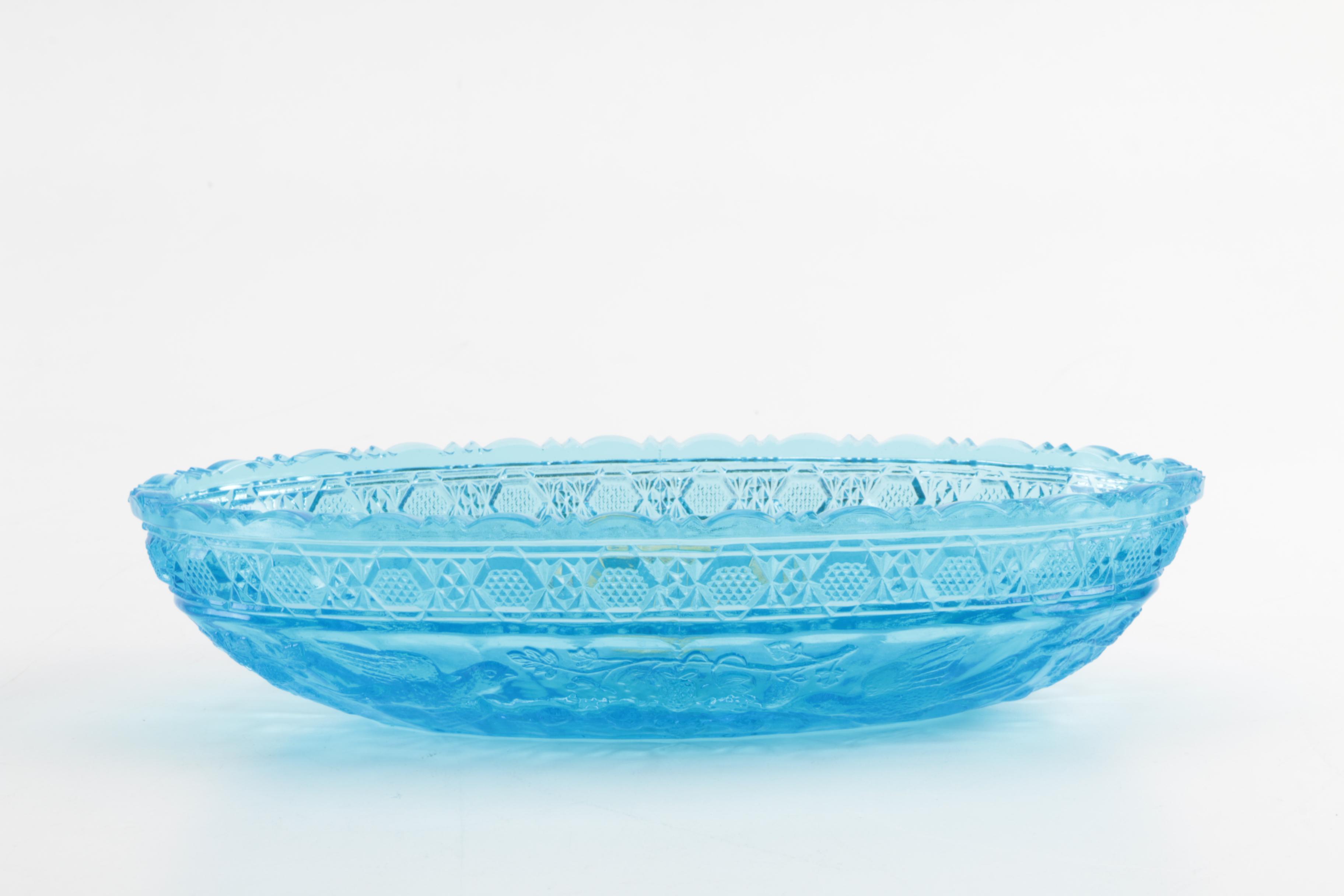 Blue Depression Glassware