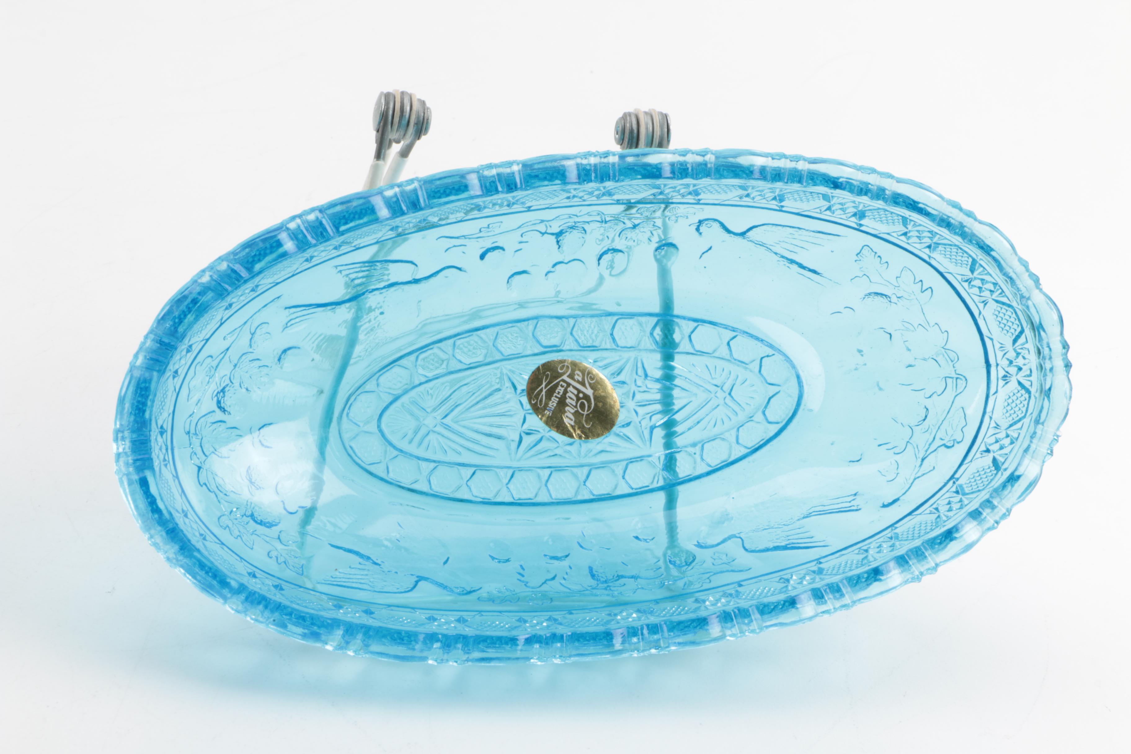 Blue Depression Glassware