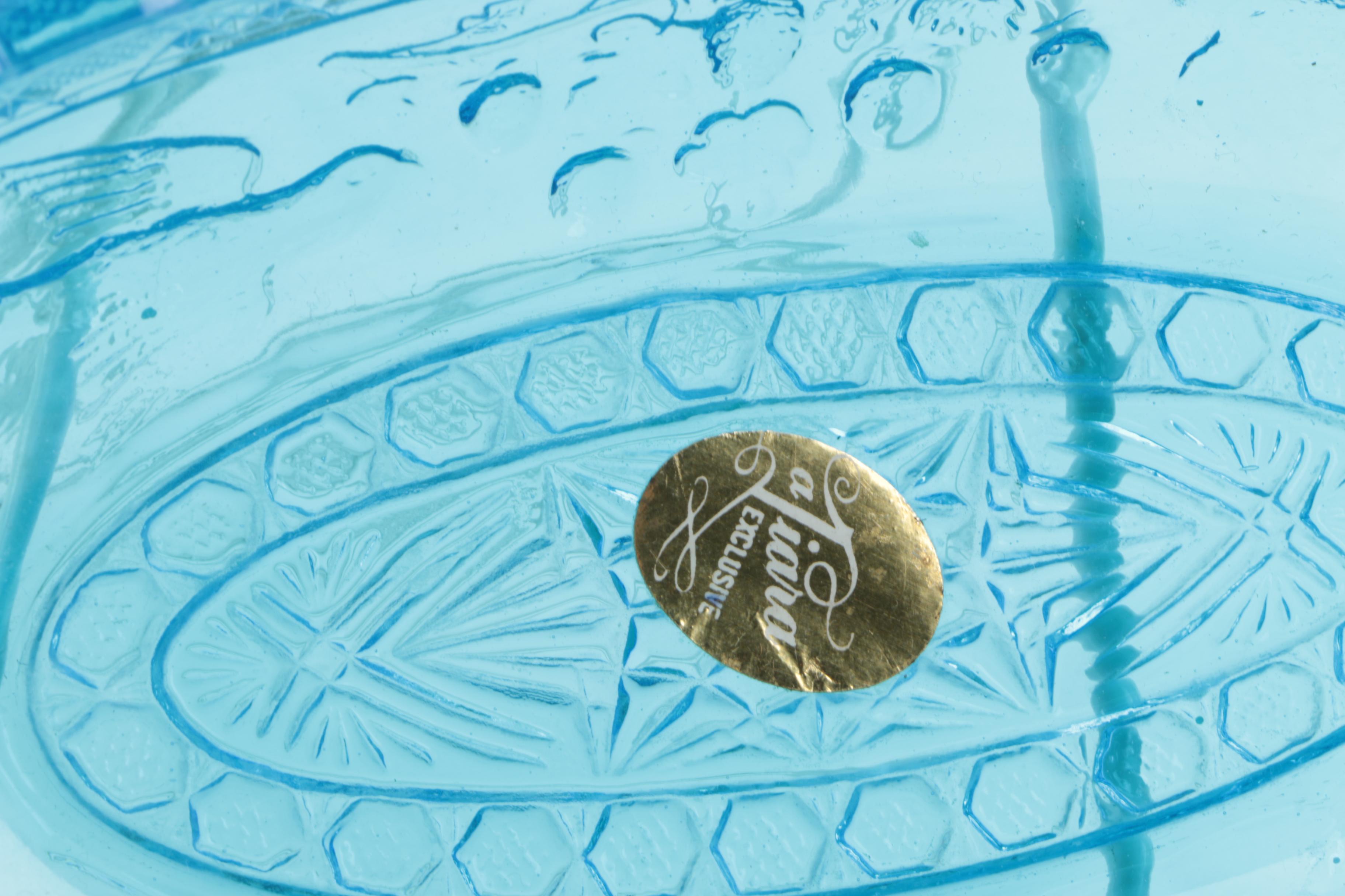 Blue Depression Glassware