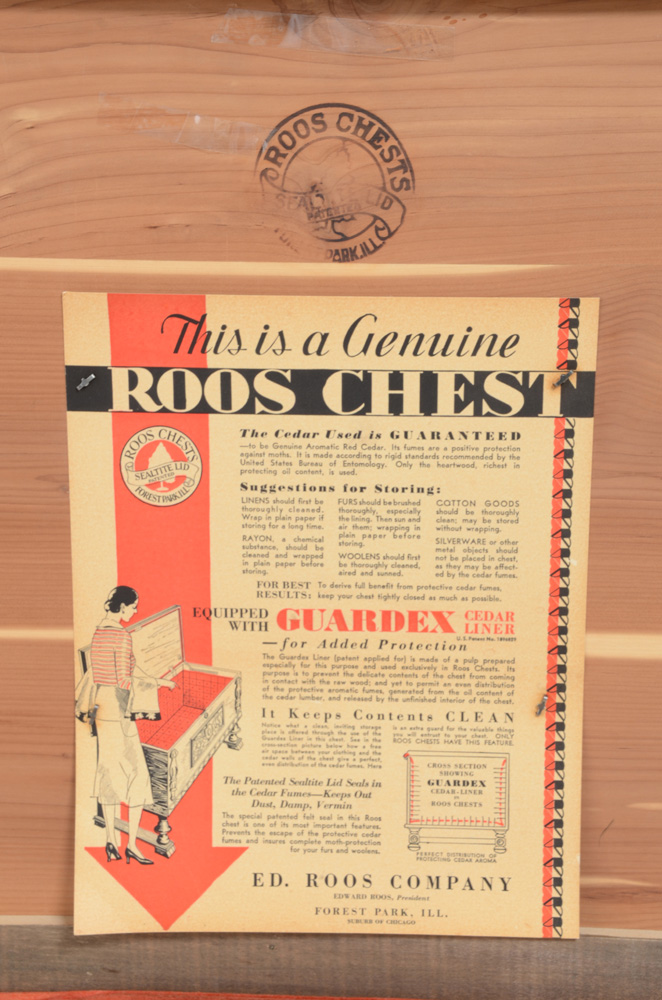 Vintage Roos Cedar Chest