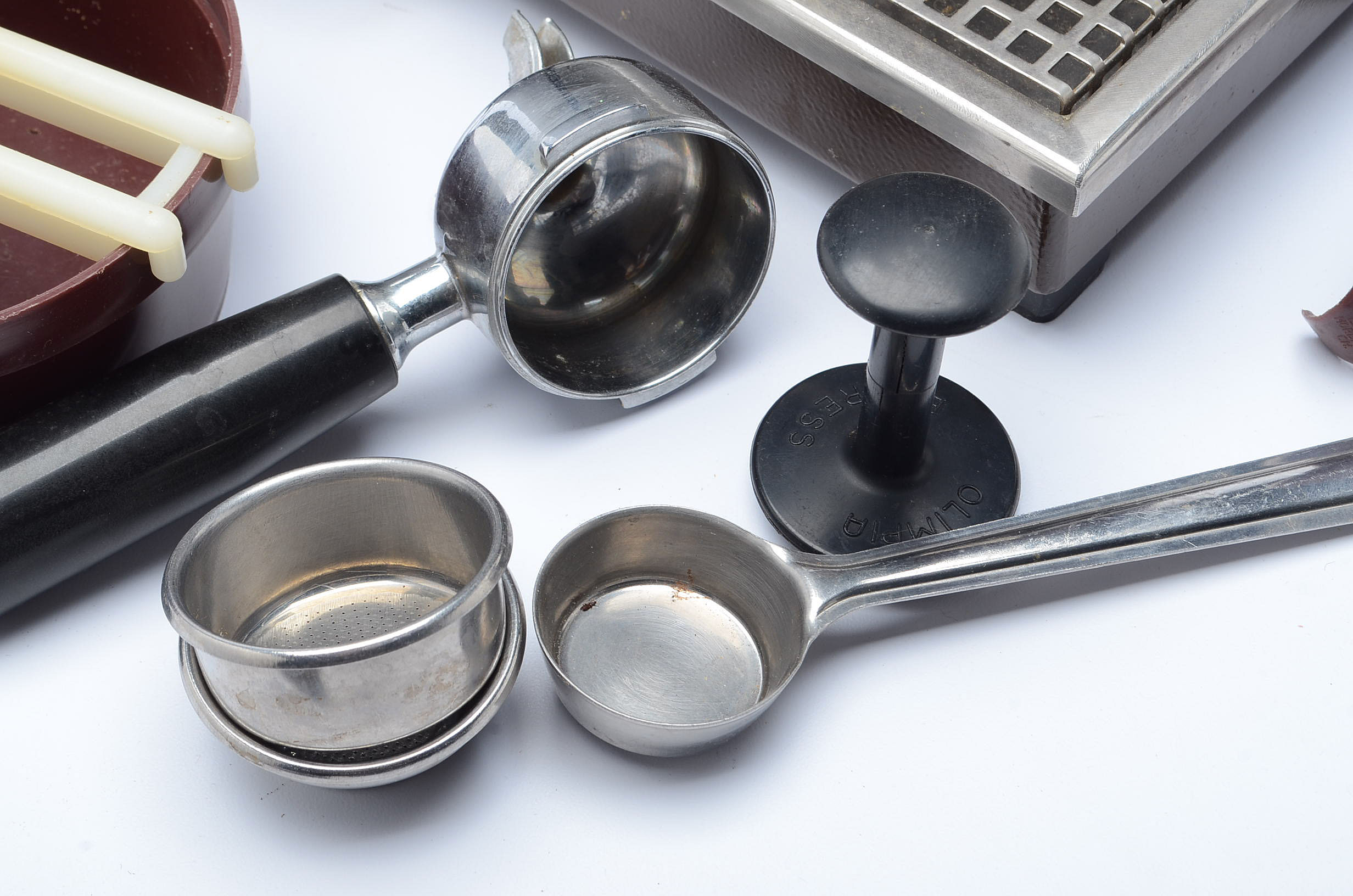 Vintage Olympia Express "Cremina" Espresso Machine and Accessories