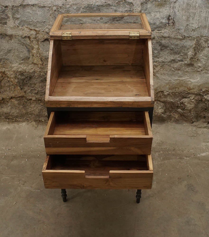 Slanted Display Cabinet