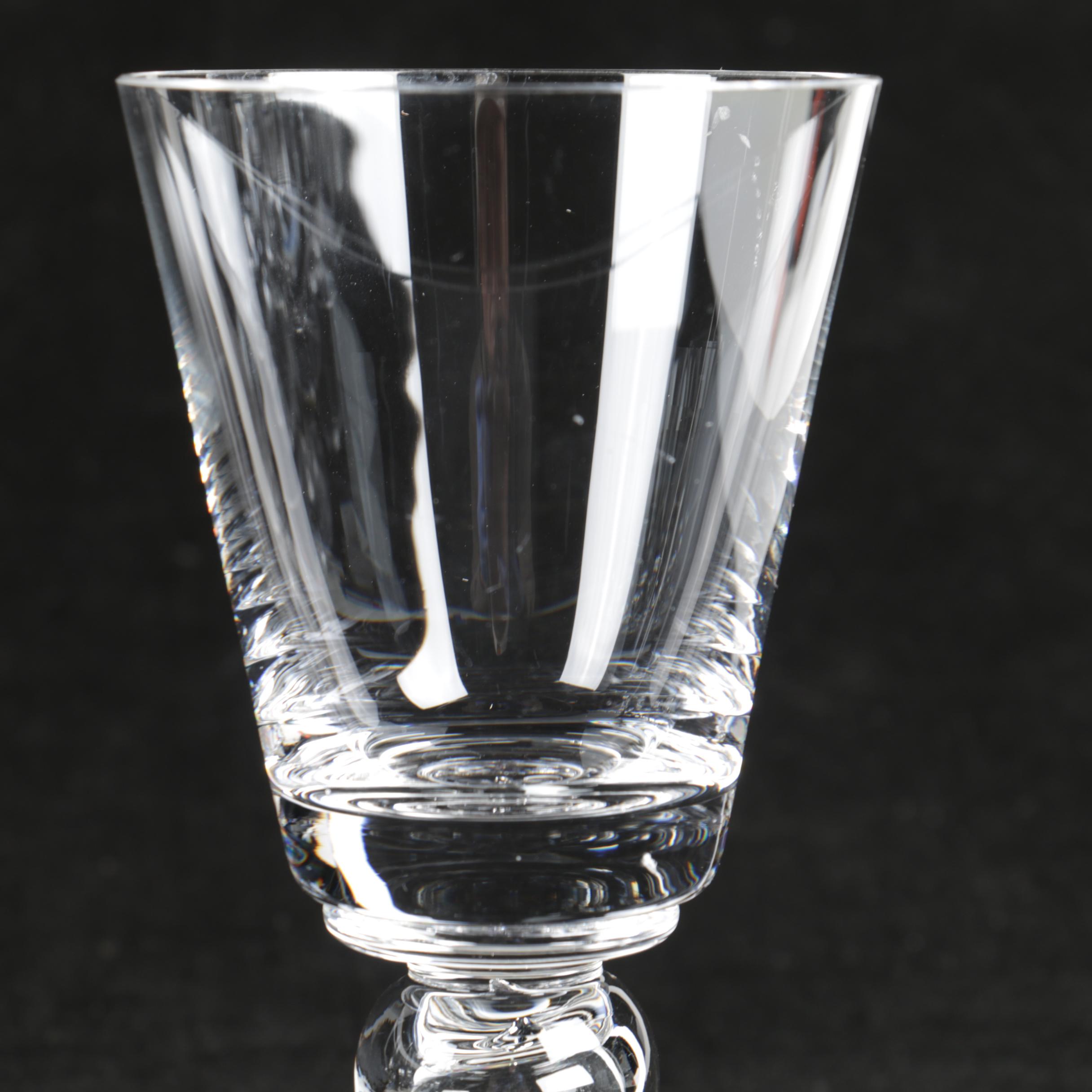 Tiffany & Co. "Brittania" Crystal Wine Glasses