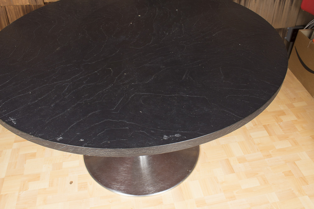 Vintage Modern Pedestal Dining Table