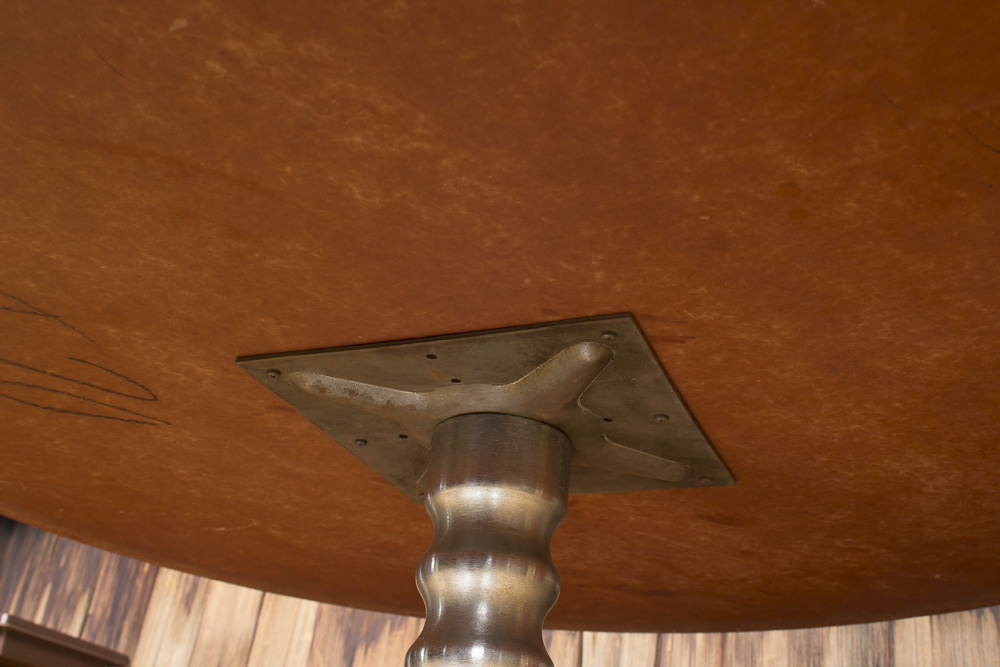 Vintage Modern Pedestal Dining Table