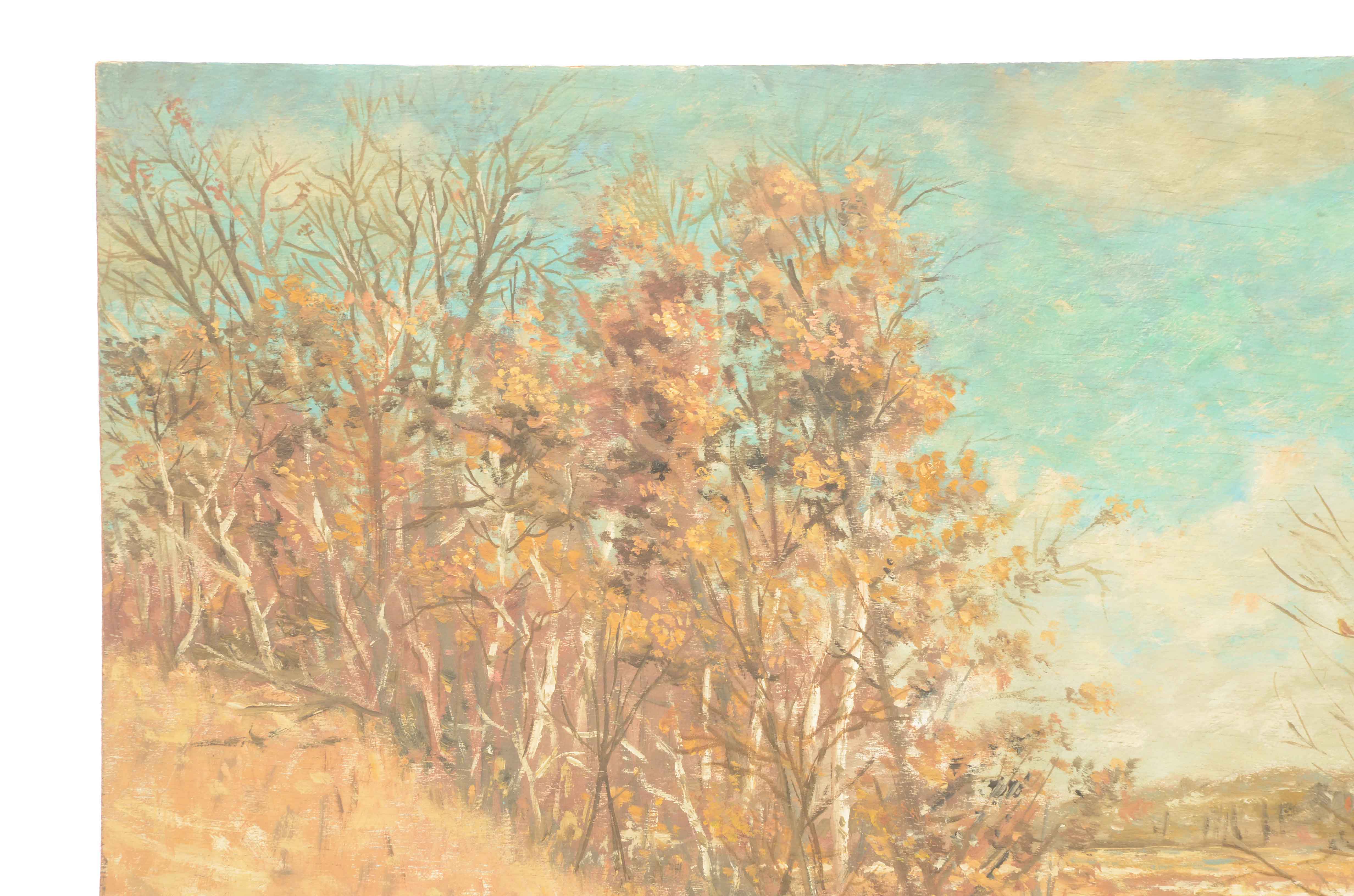 Robert Lahmann Landscape Painting "Monches"