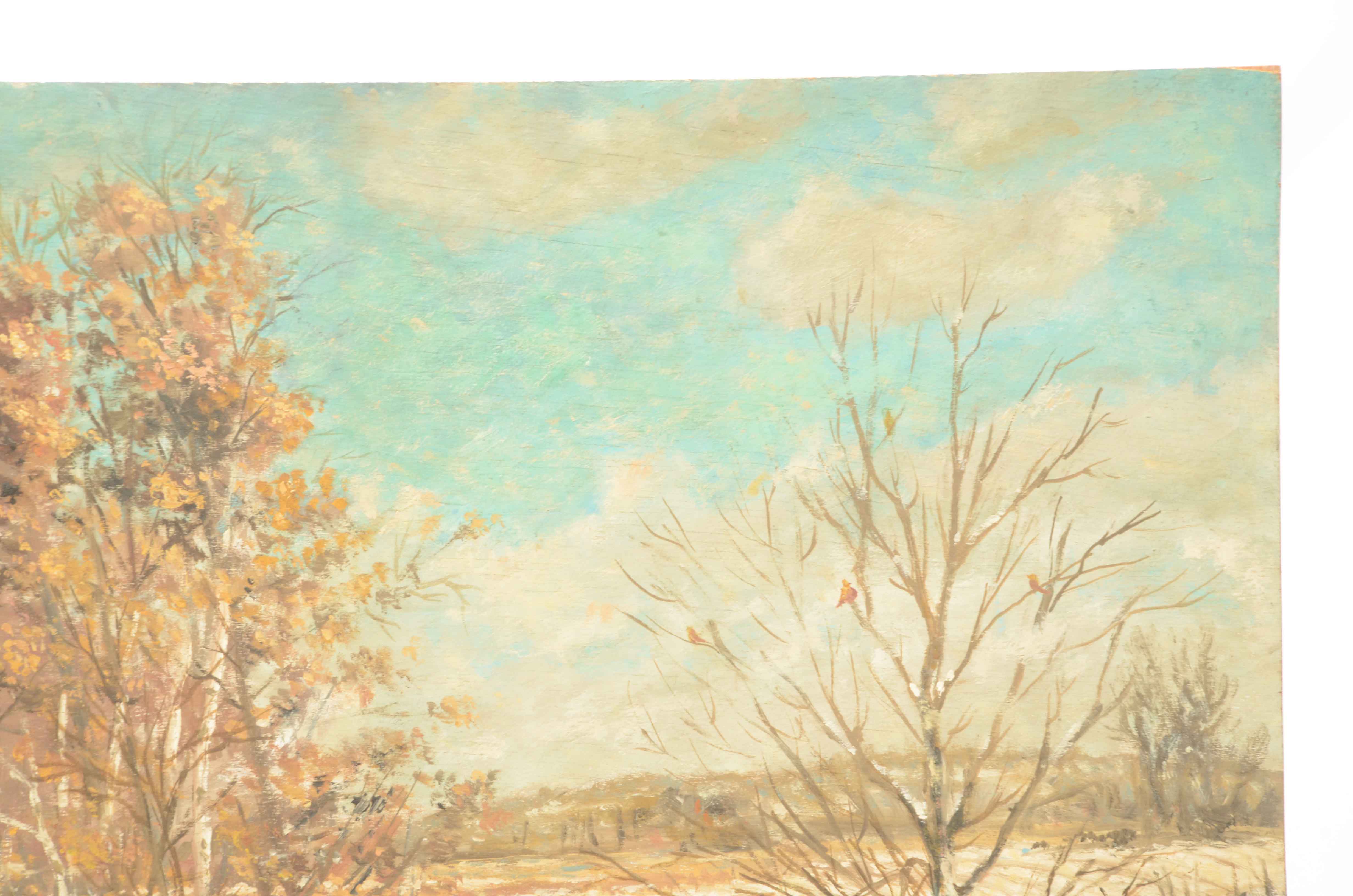 Robert Lahmann Landscape Painting "Monches"