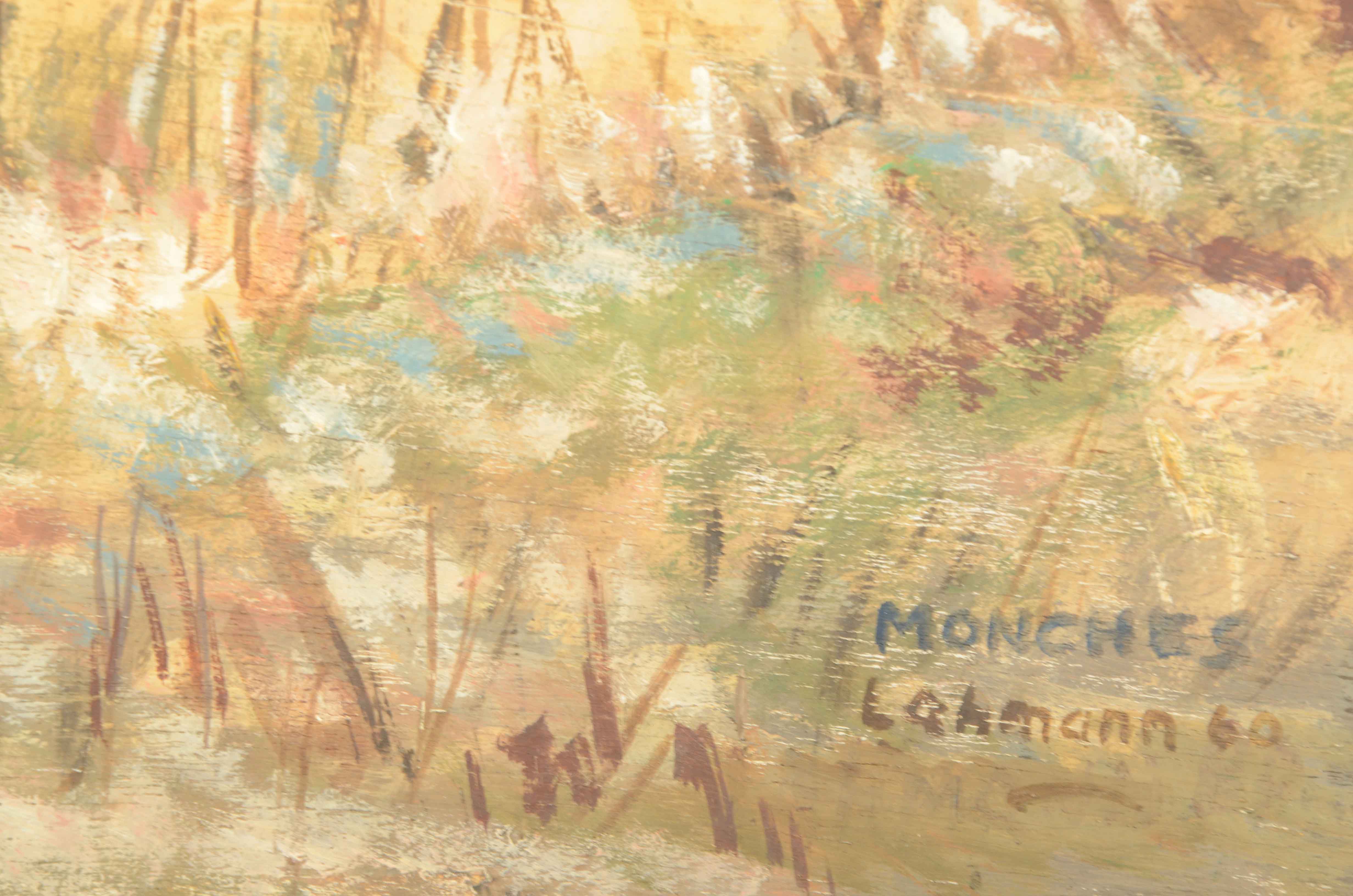 Robert Lahmann Landscape Painting "Monches"