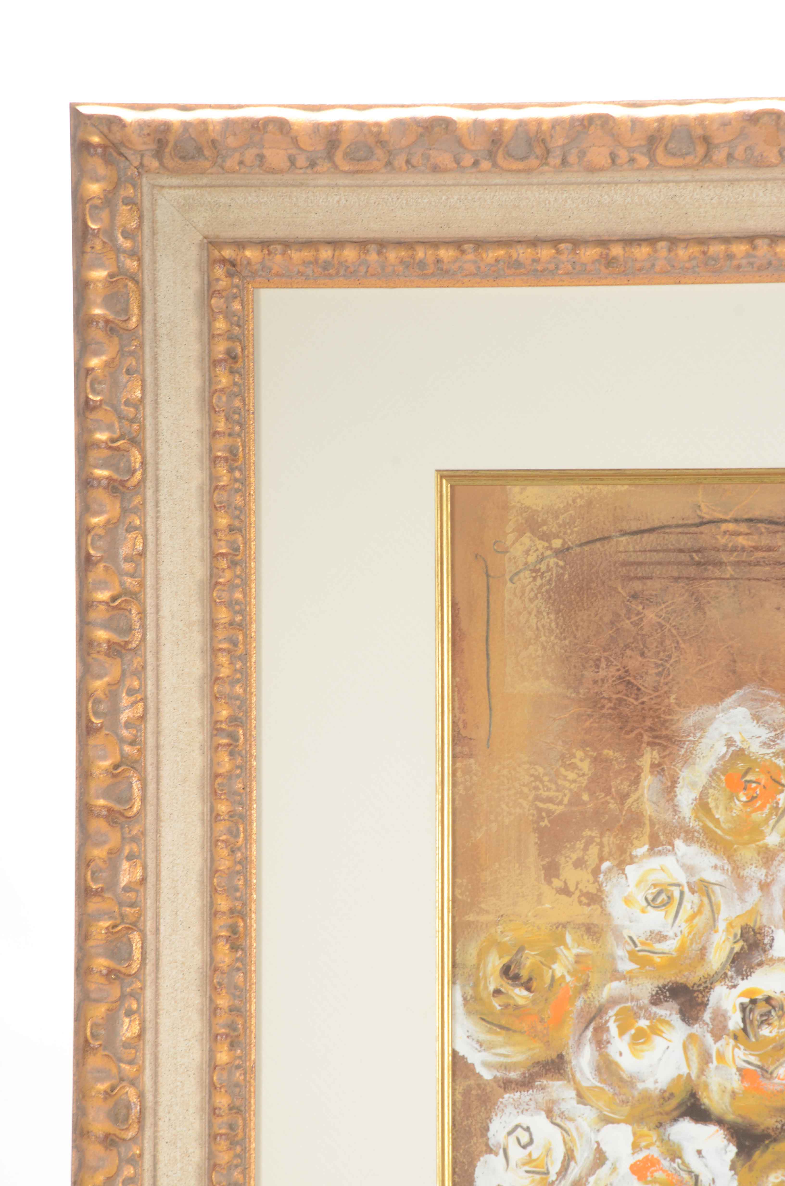 Gabriela Juarez Mixed Media Painting of a Still Life