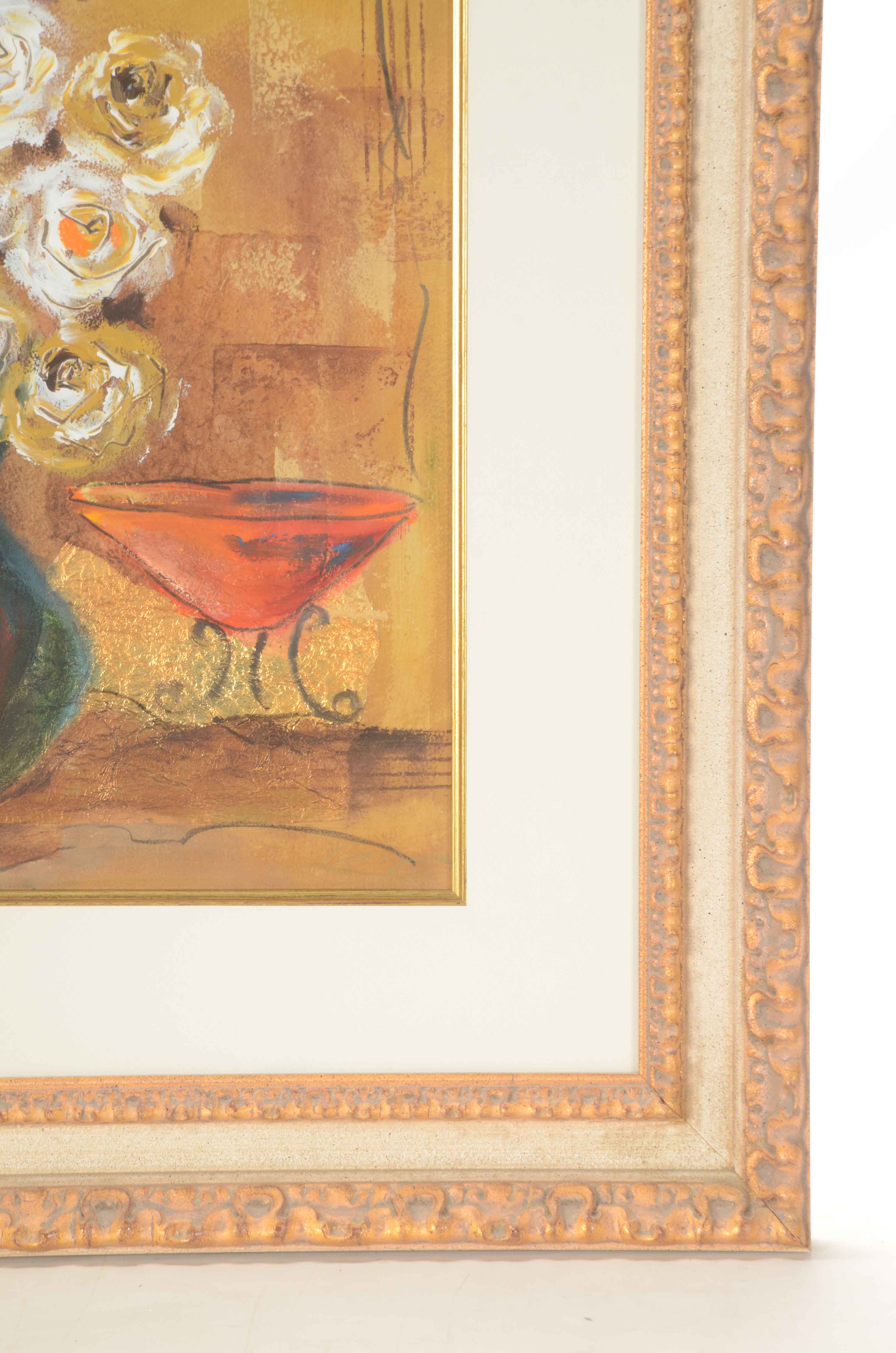 Gabriela Juarez Mixed Media Painting of a Still Life