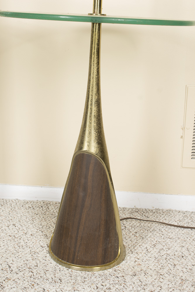 Vintage Floor Lamp Tray Tables