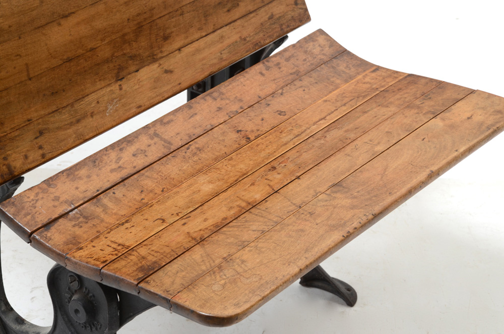 Antique School Desk by Peabody School Furniture Co., Circa 1900s