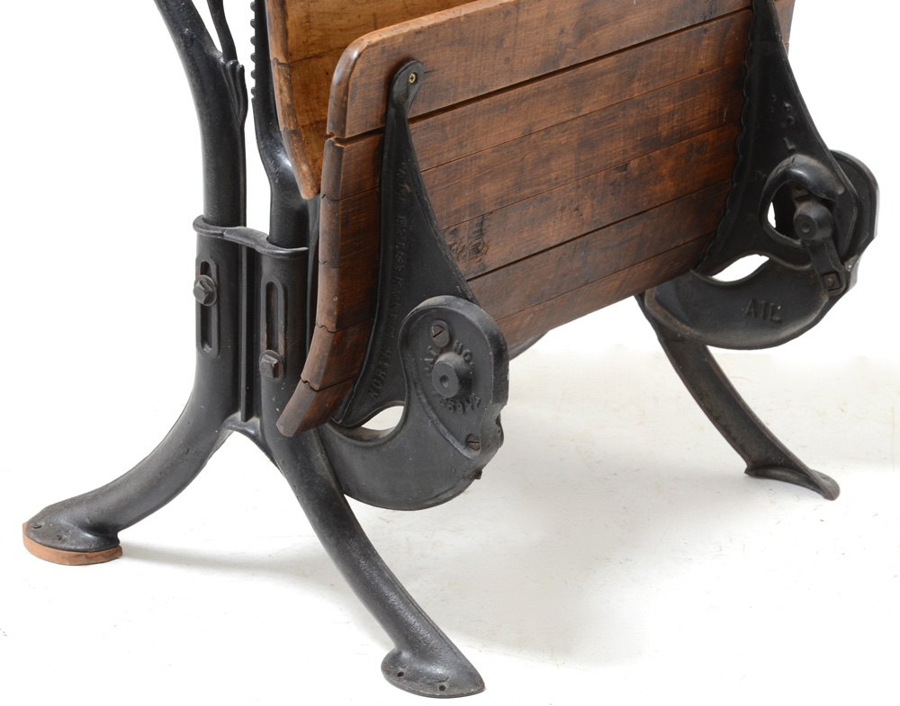 Antique School Desk by Peabody School Furniture Co., Circa 1900s