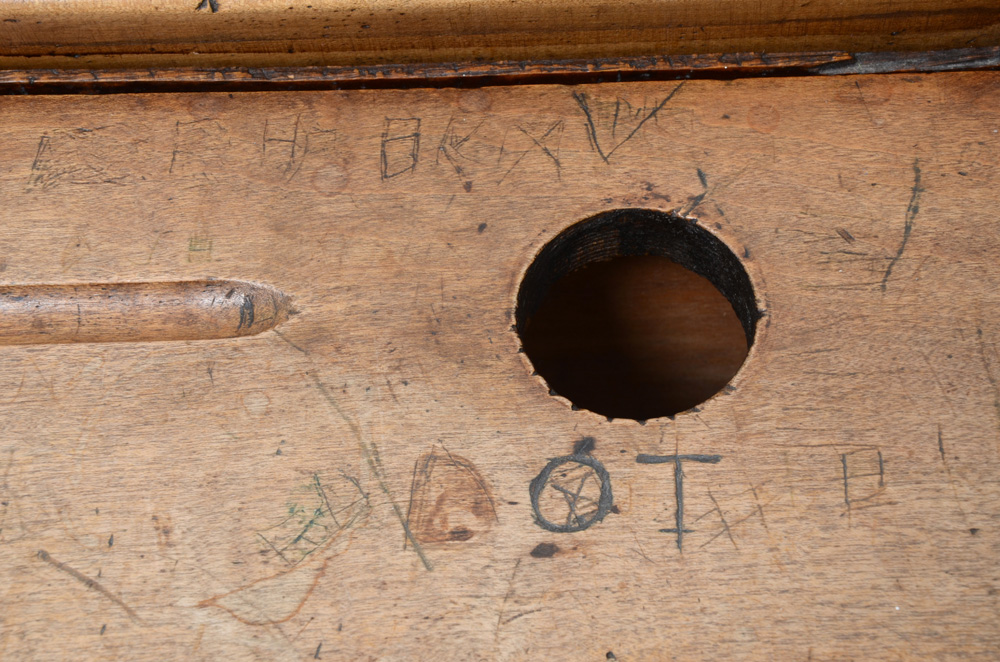 Antique School Desk by Peabody School Furniture Co., Circa 1900s