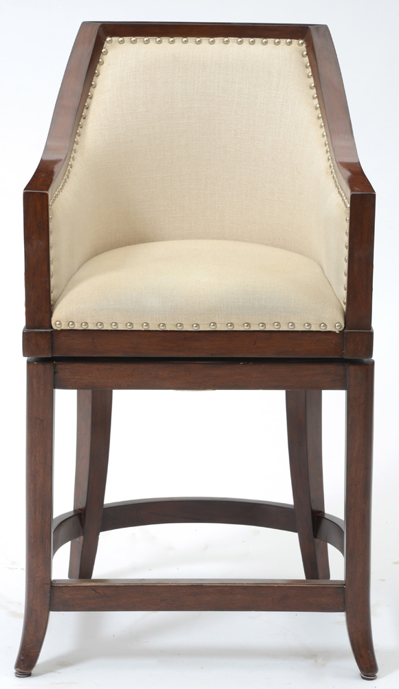 Frontgate "Sheldon" Swivel Counter Height Bar Stool