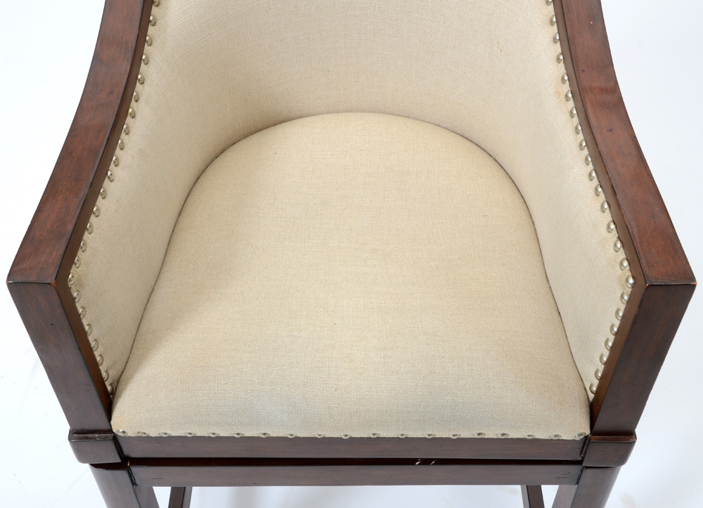 Frontgate "Sheldon" Swivel Counter Height Bar Stool