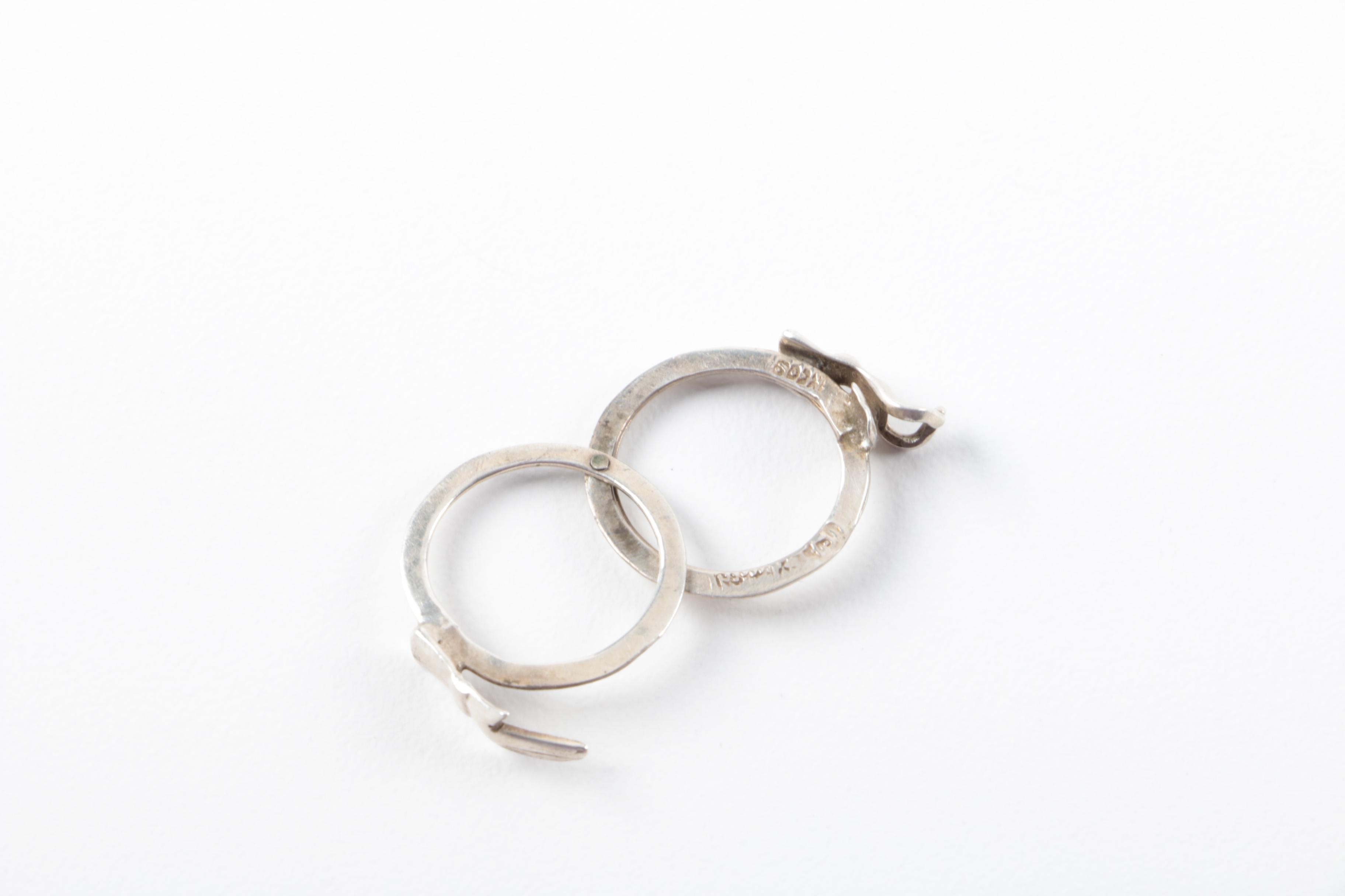 Selection of Sterling Silver Jewelry Including Turquoise and Amber