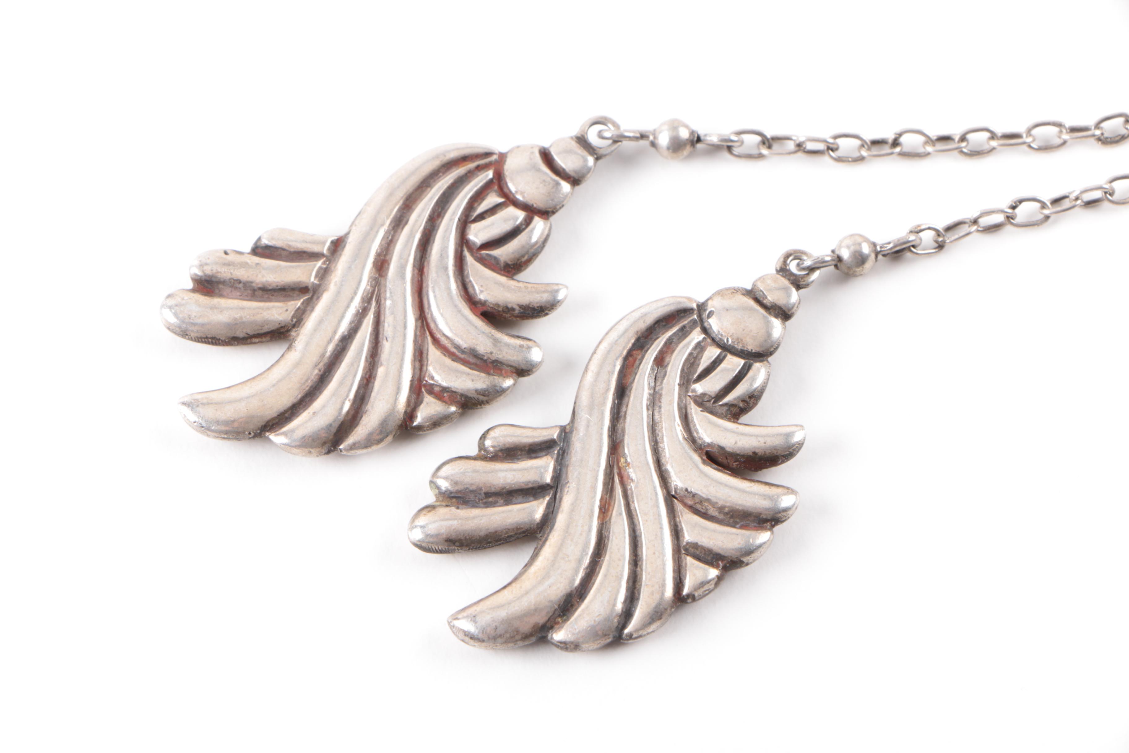 Sterling Silver Necklace and Taxco Bracelet