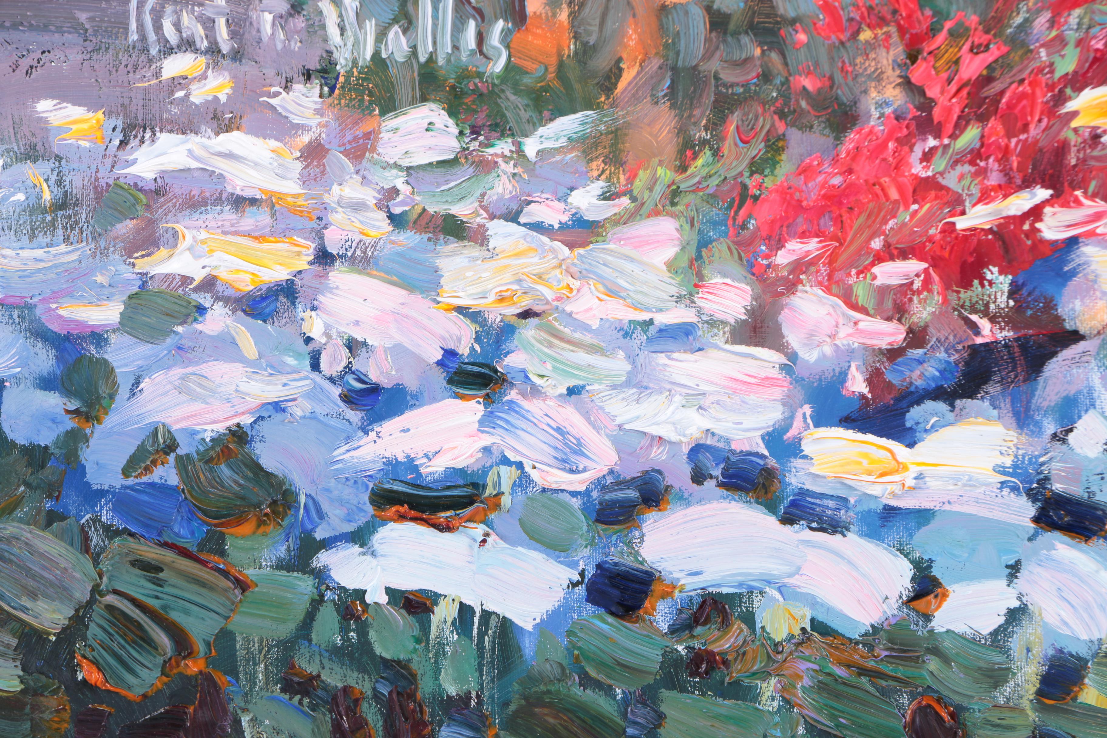 Kent R. Wallis Oil on Canvas "Garden Glory"