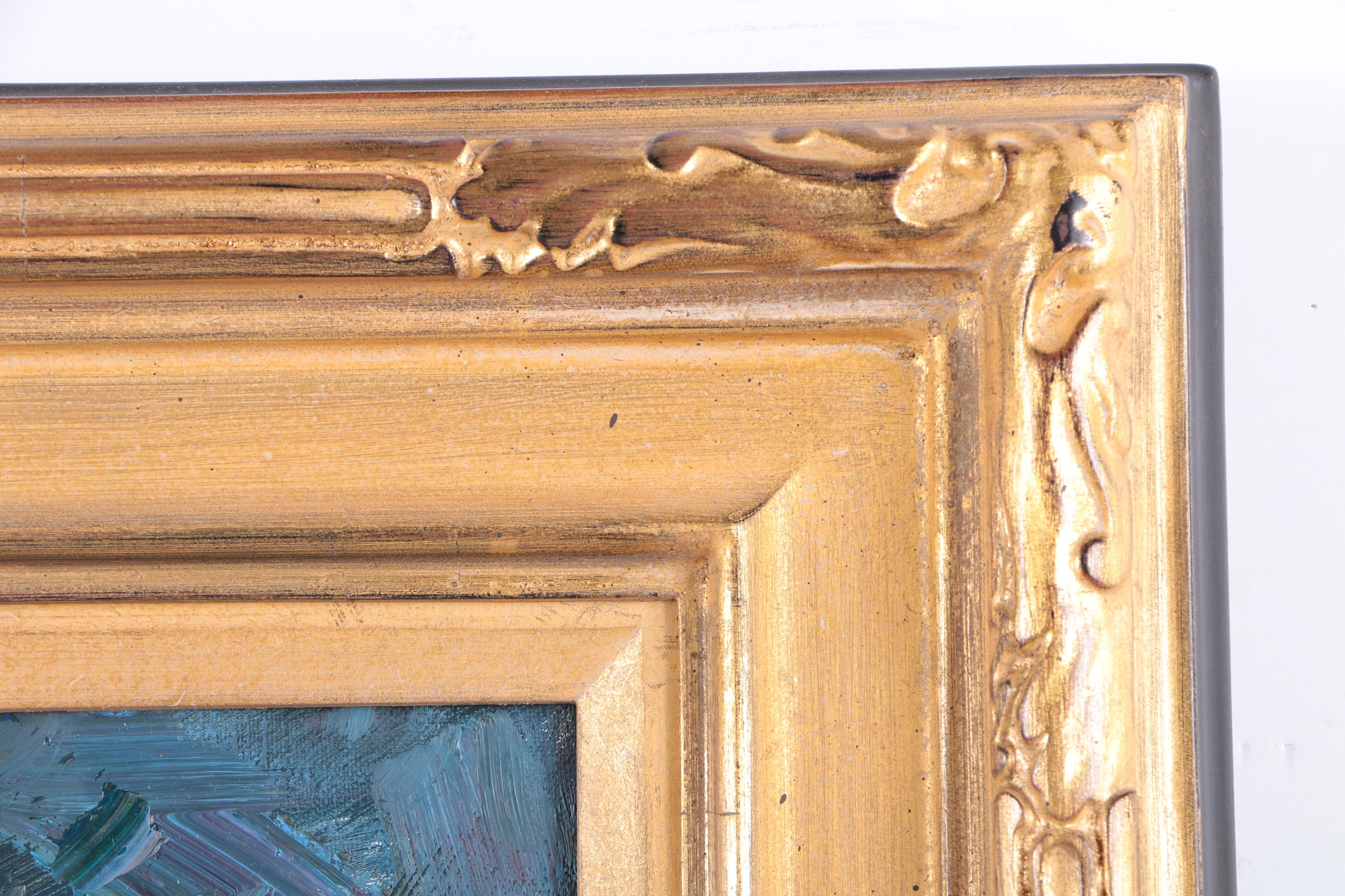 Kent R. Wallis Oil on Canvas "Garden Glory"