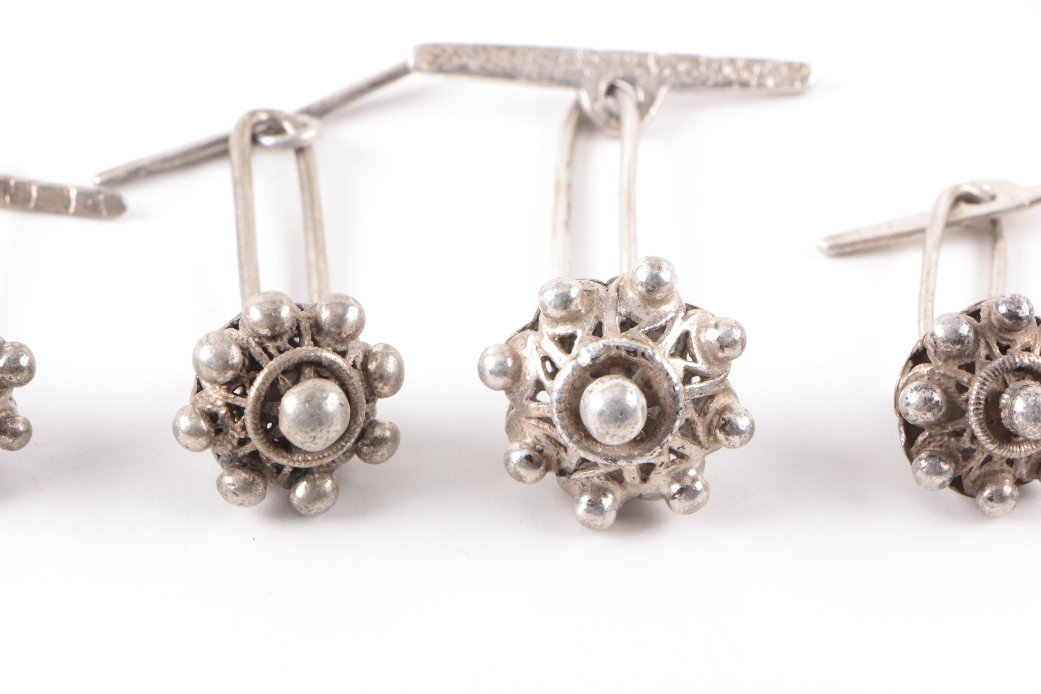 Silver Jewelry Including Vintage Marius Hammer Brooch