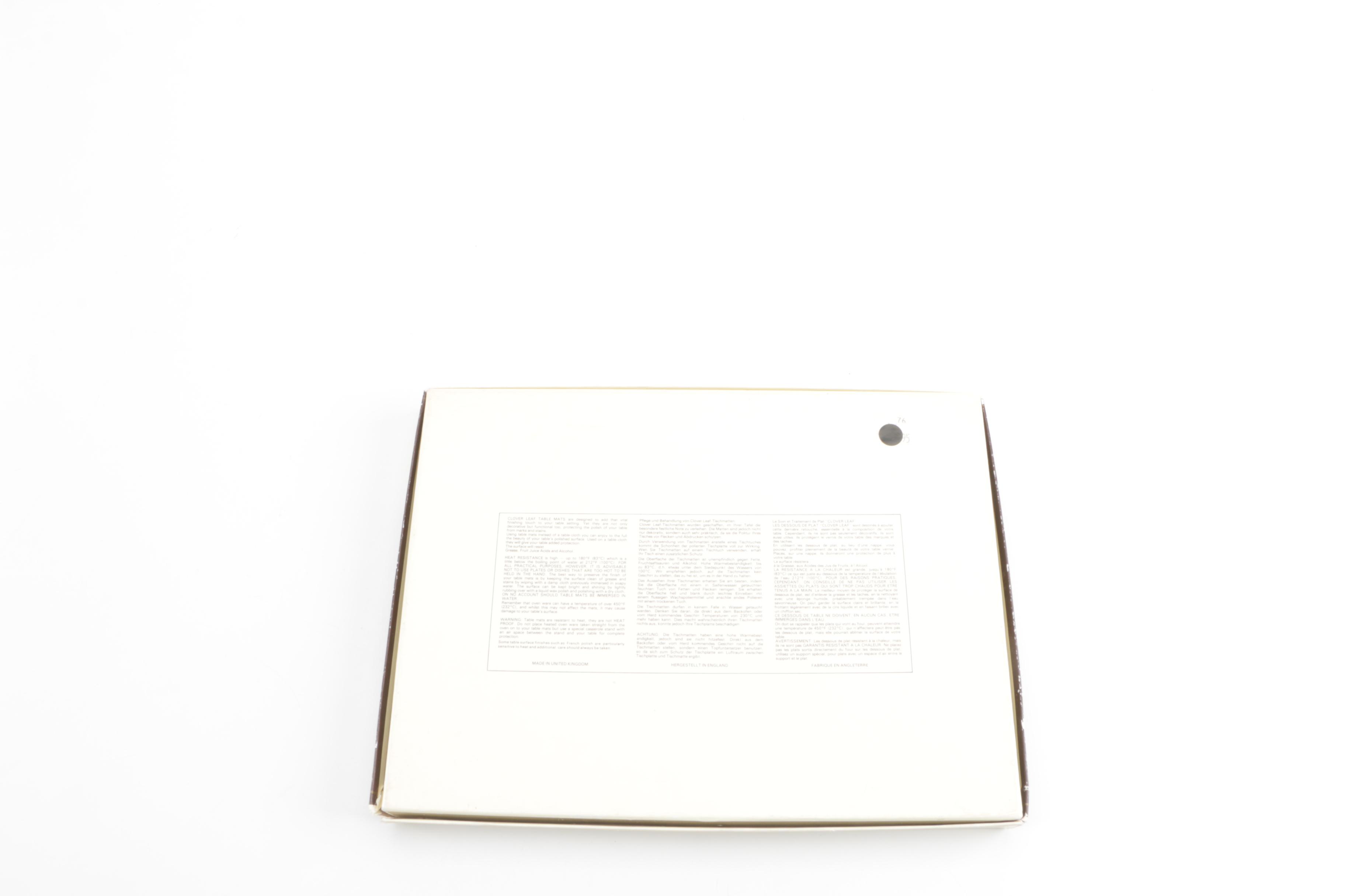 Vintage Clover Leaf "Ickworth" Placemats