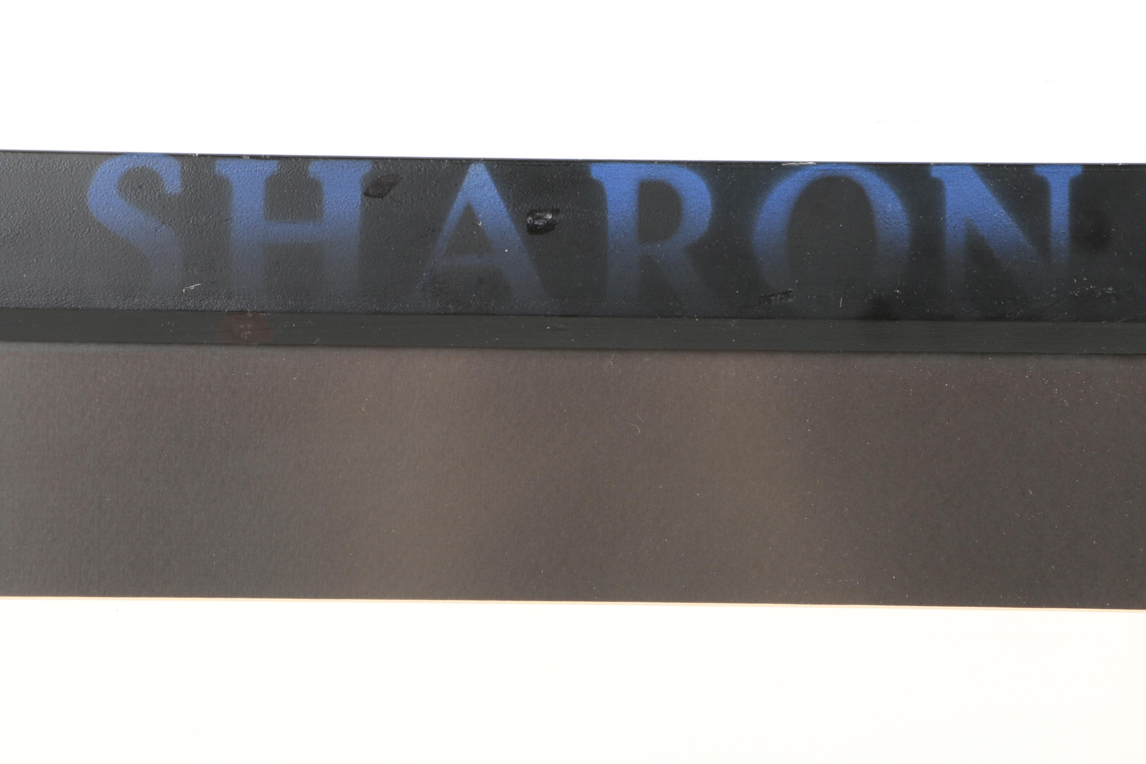 Attributed to Krandel Lee Newton Charcoal Drawing "Butt Sketch World Tour"