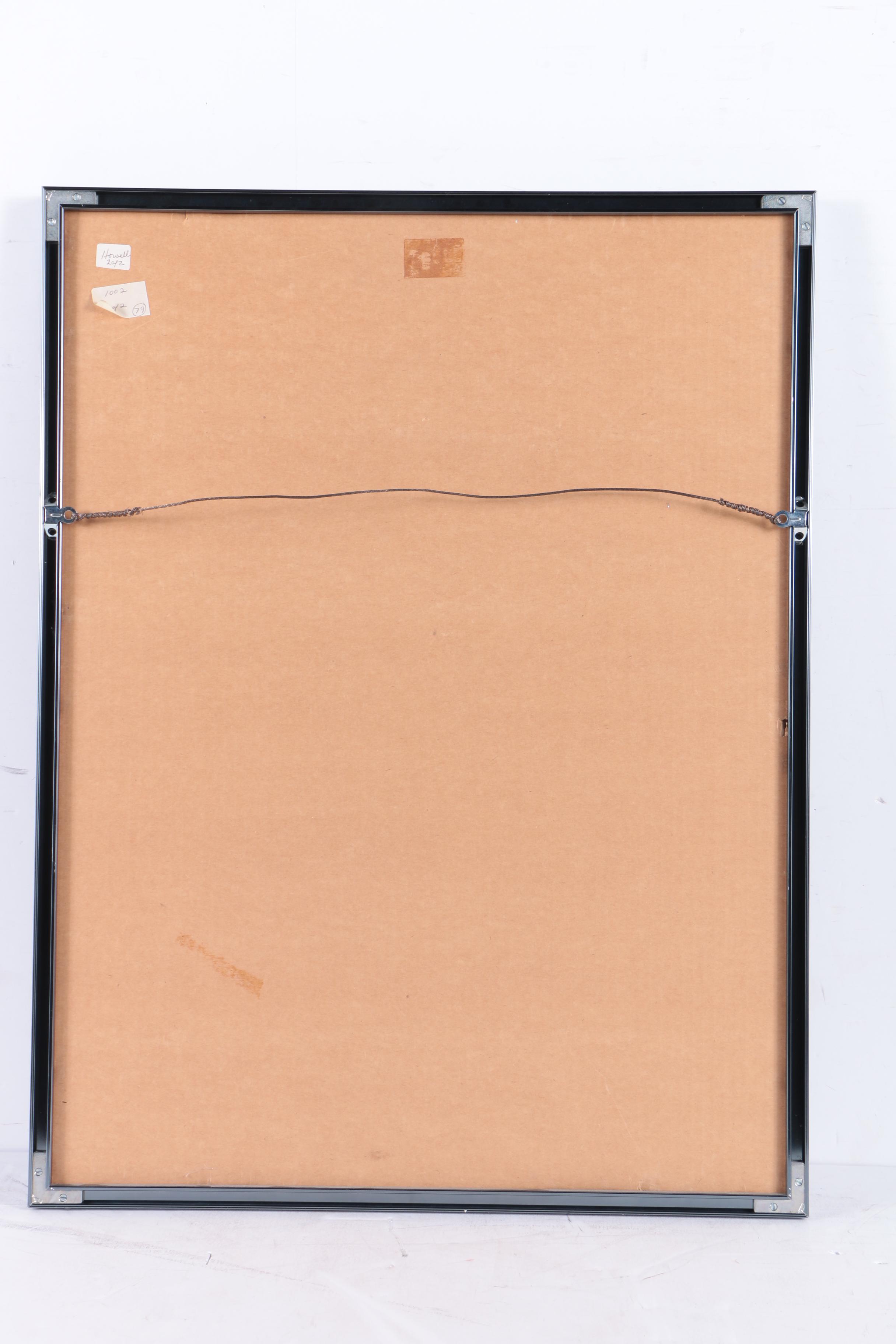 Frank Howell Hand-colored Artist Proof Lithograph on Paper "Eagles Path"