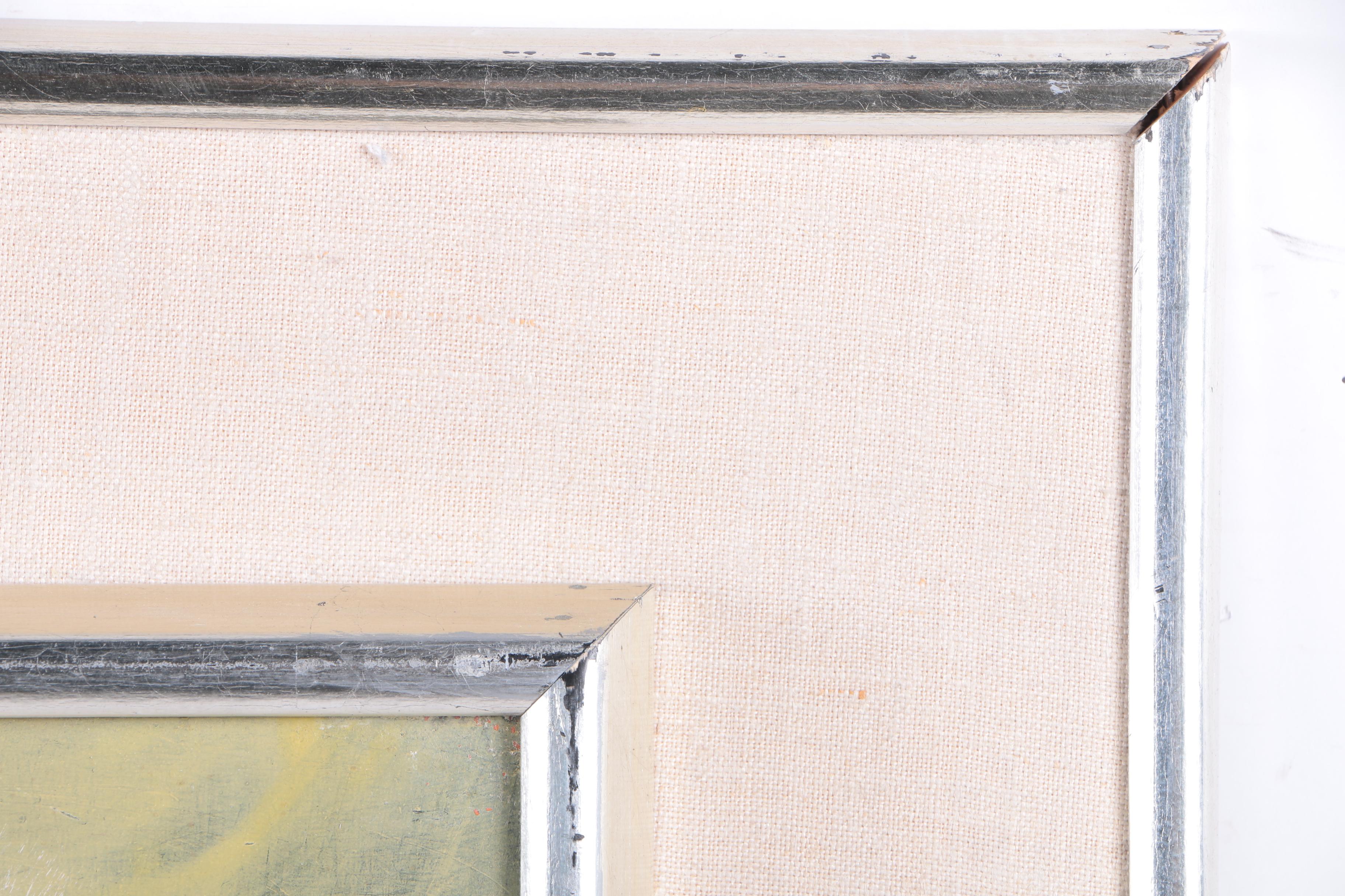 M.W. Huggins Oil Painting of a Flowering Branch "White Blossoms"