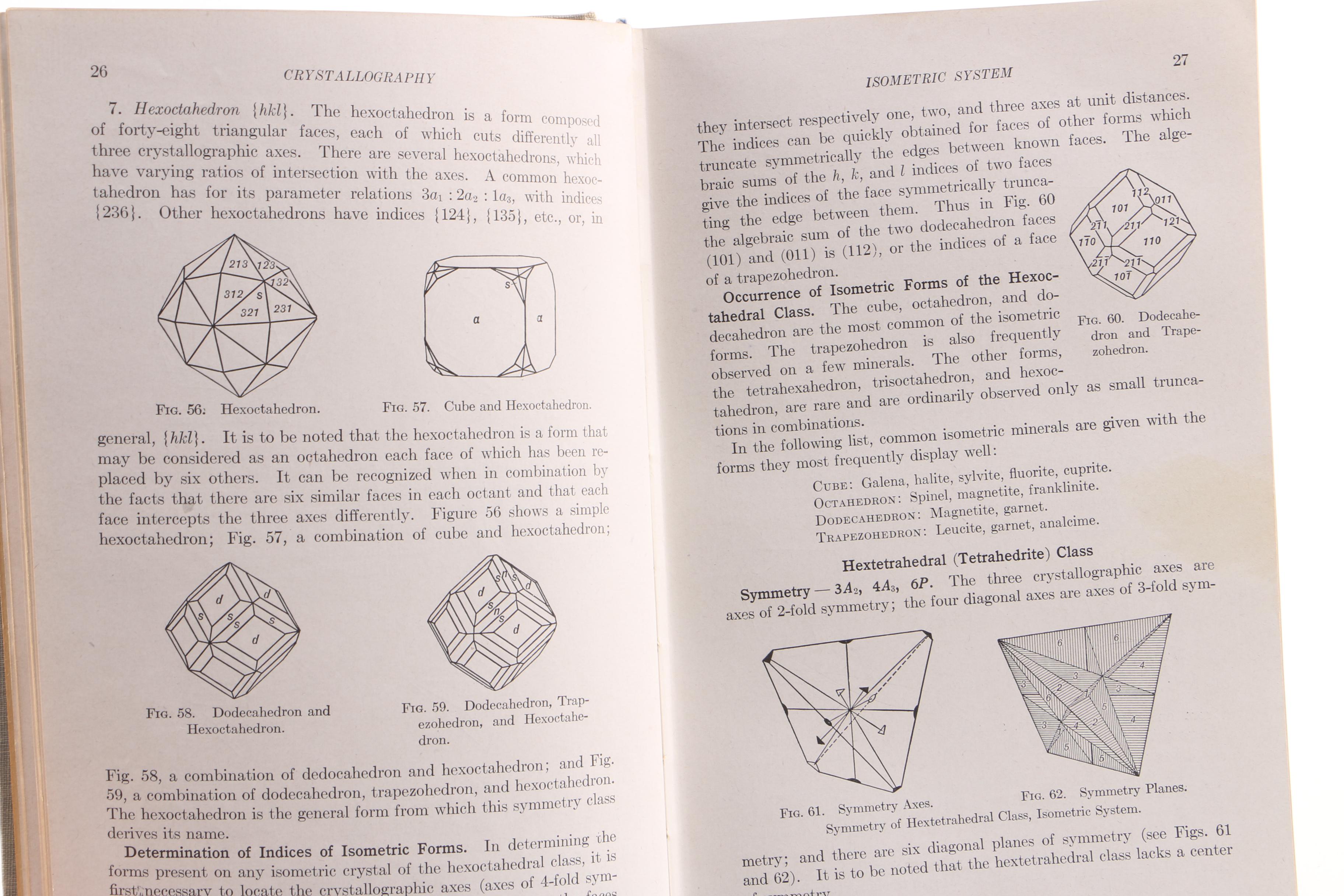 Assorted Books on Minerology Including "Dana's Manual of Minerology"