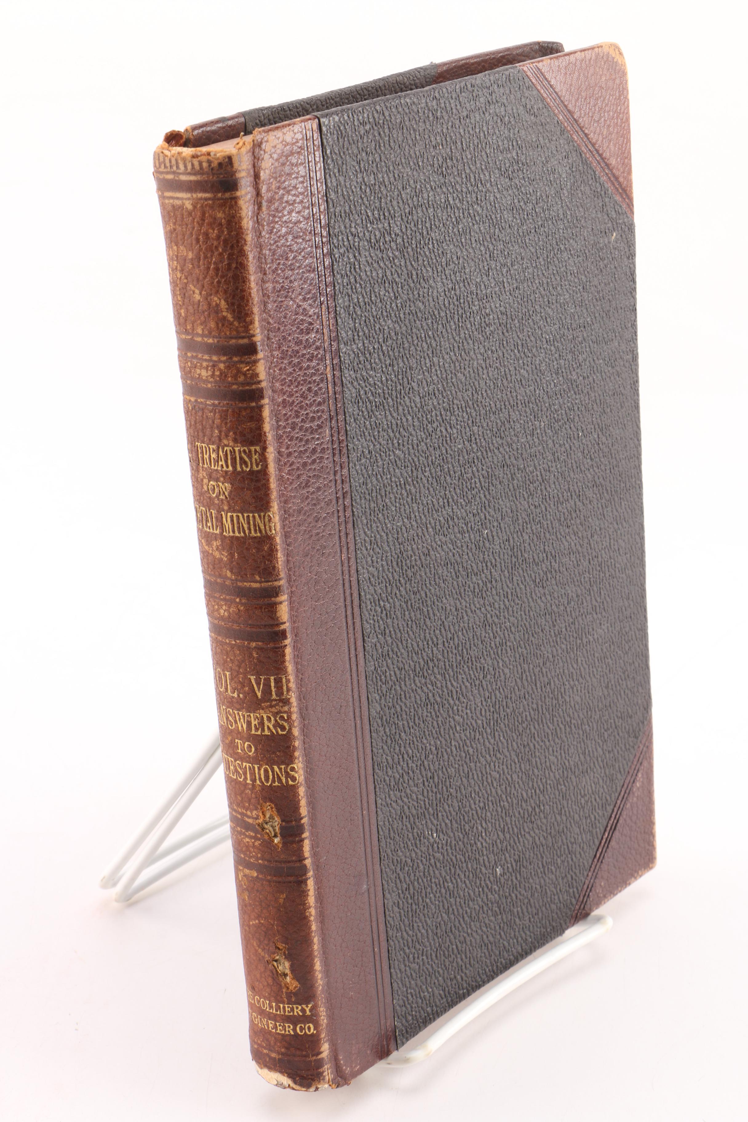 Assorted Books on Minerology Including "Dana's Manual of Minerology"