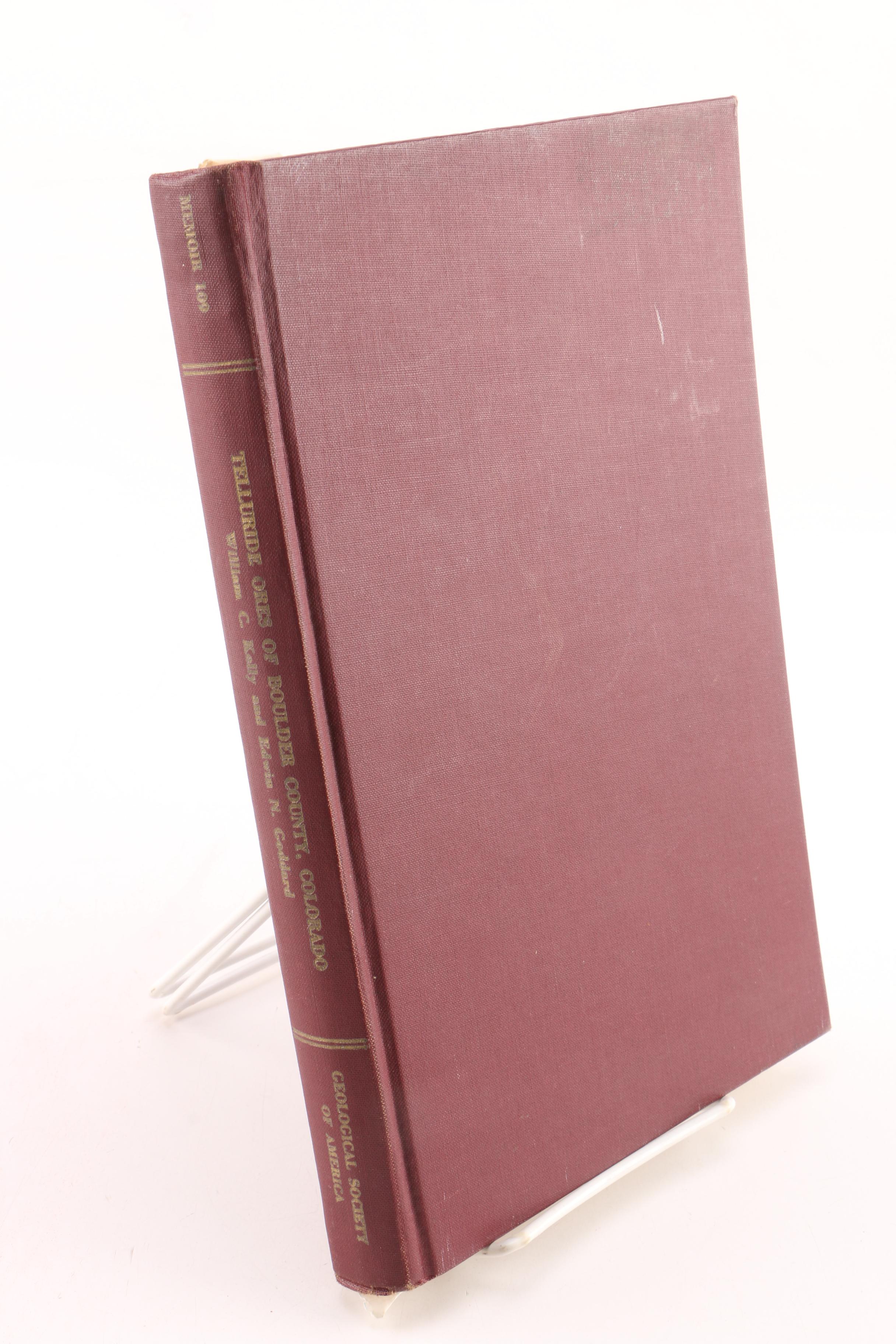 Assorted Books on Minerology Including "Dana's Manual of Minerology"